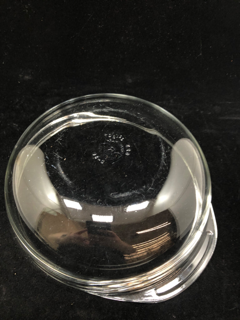 PYREX CLEAR GLASS BOWL.