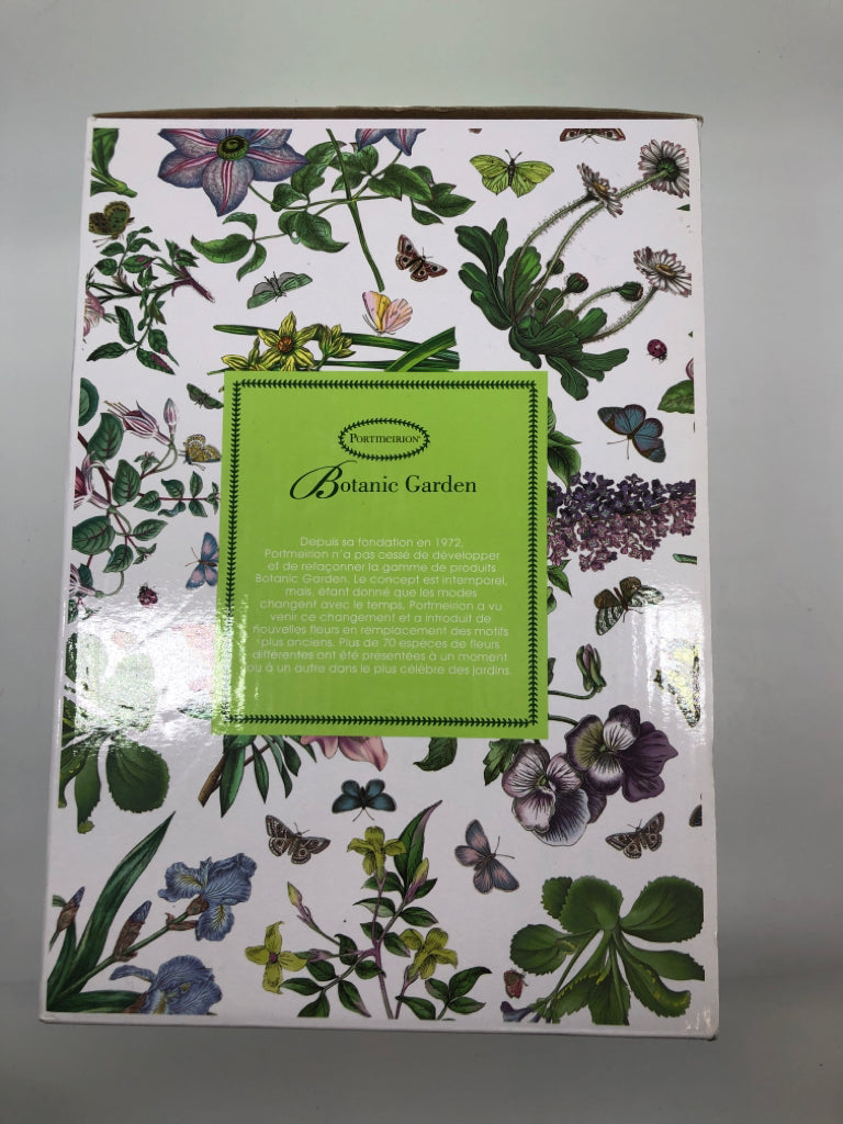 NIB PORTMEIRION BOTANIC GARDEN 4 WINE GLASSES.
