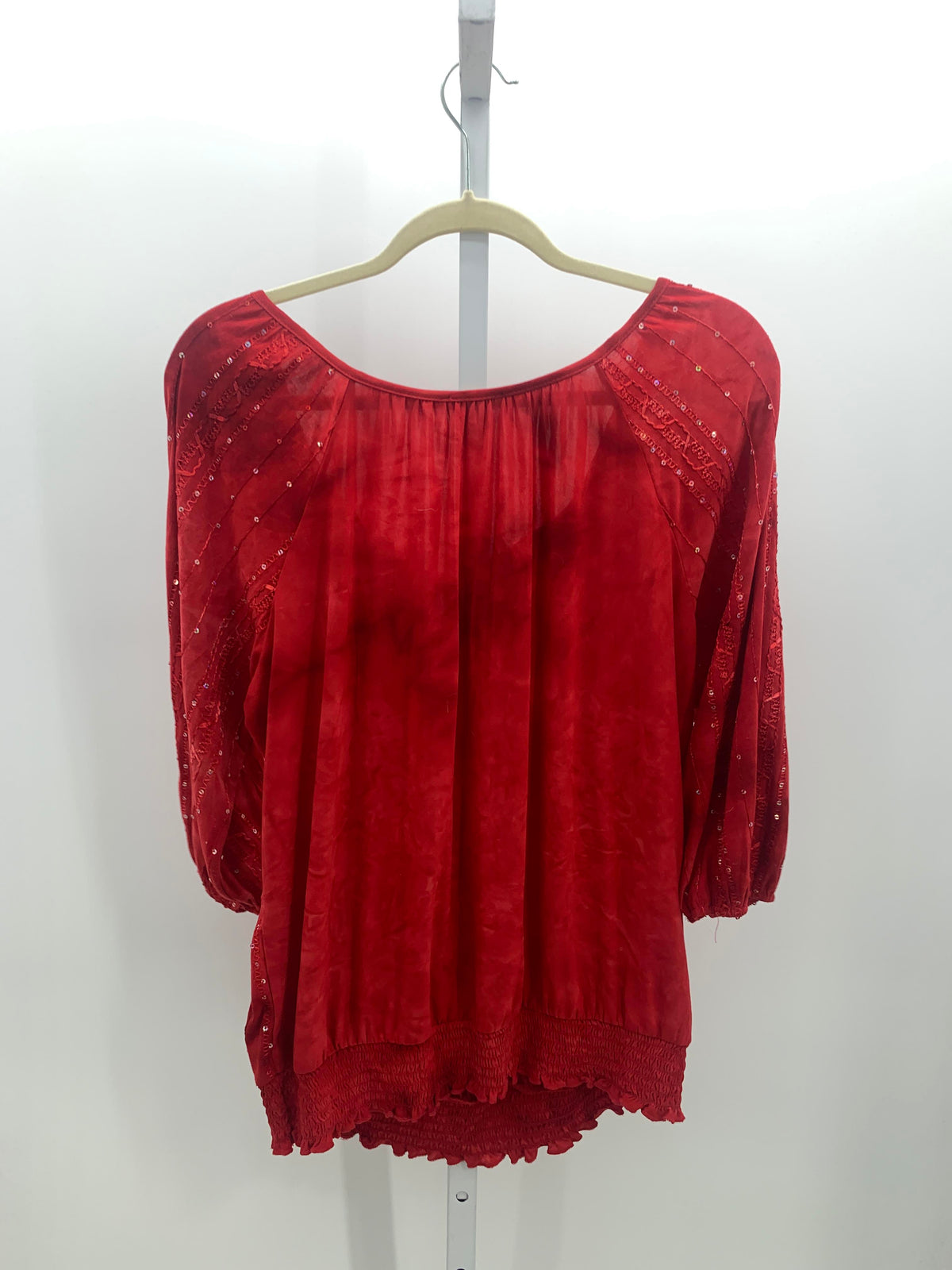 Size X Large Petite Petite 3/4 Sleeve Shirt