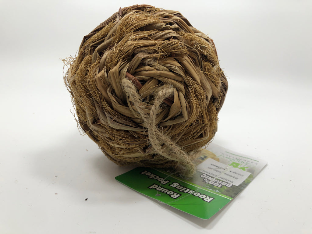 NWT WOVEN BIRD HOUSE.