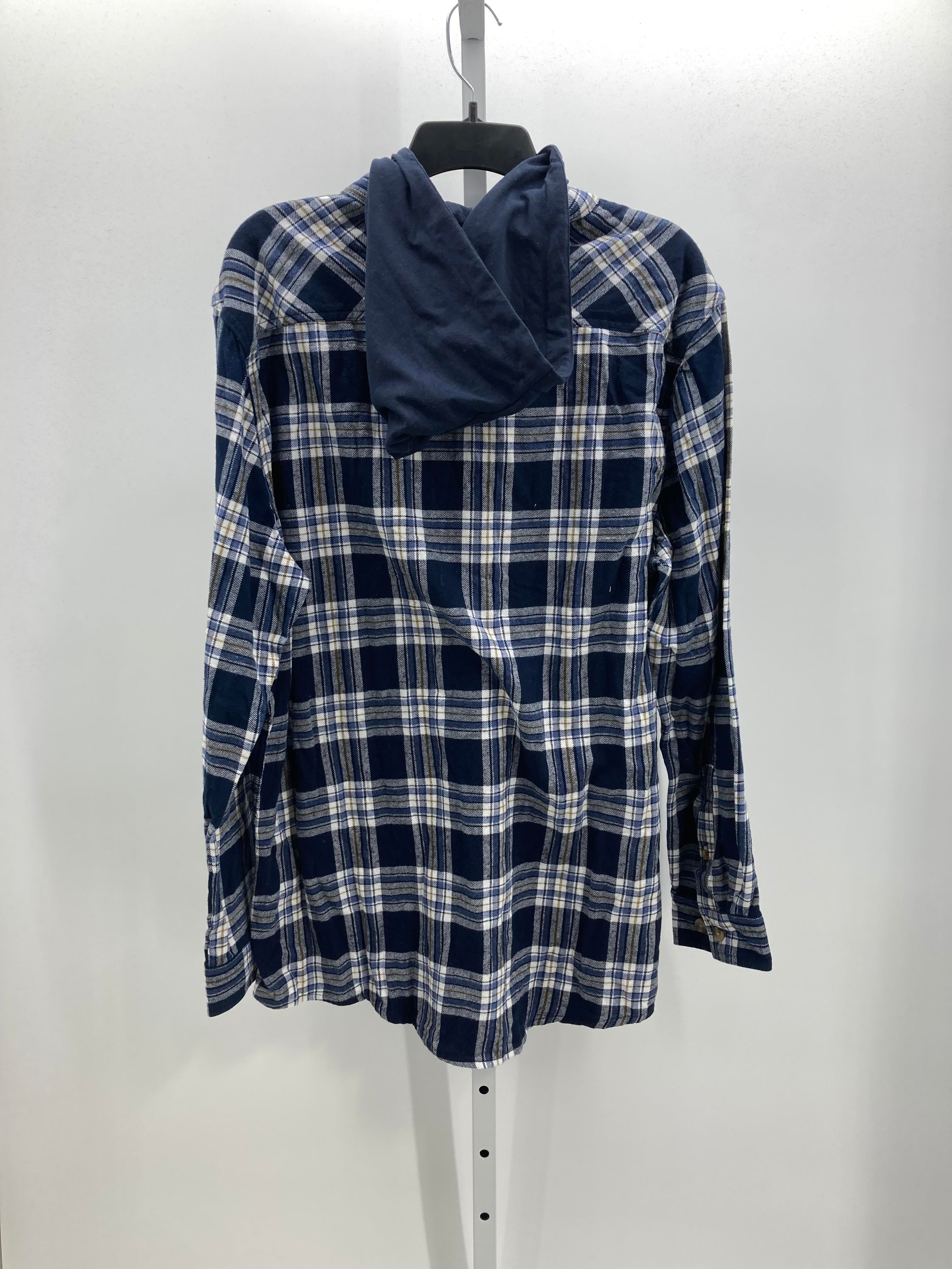 PLAID HOODED