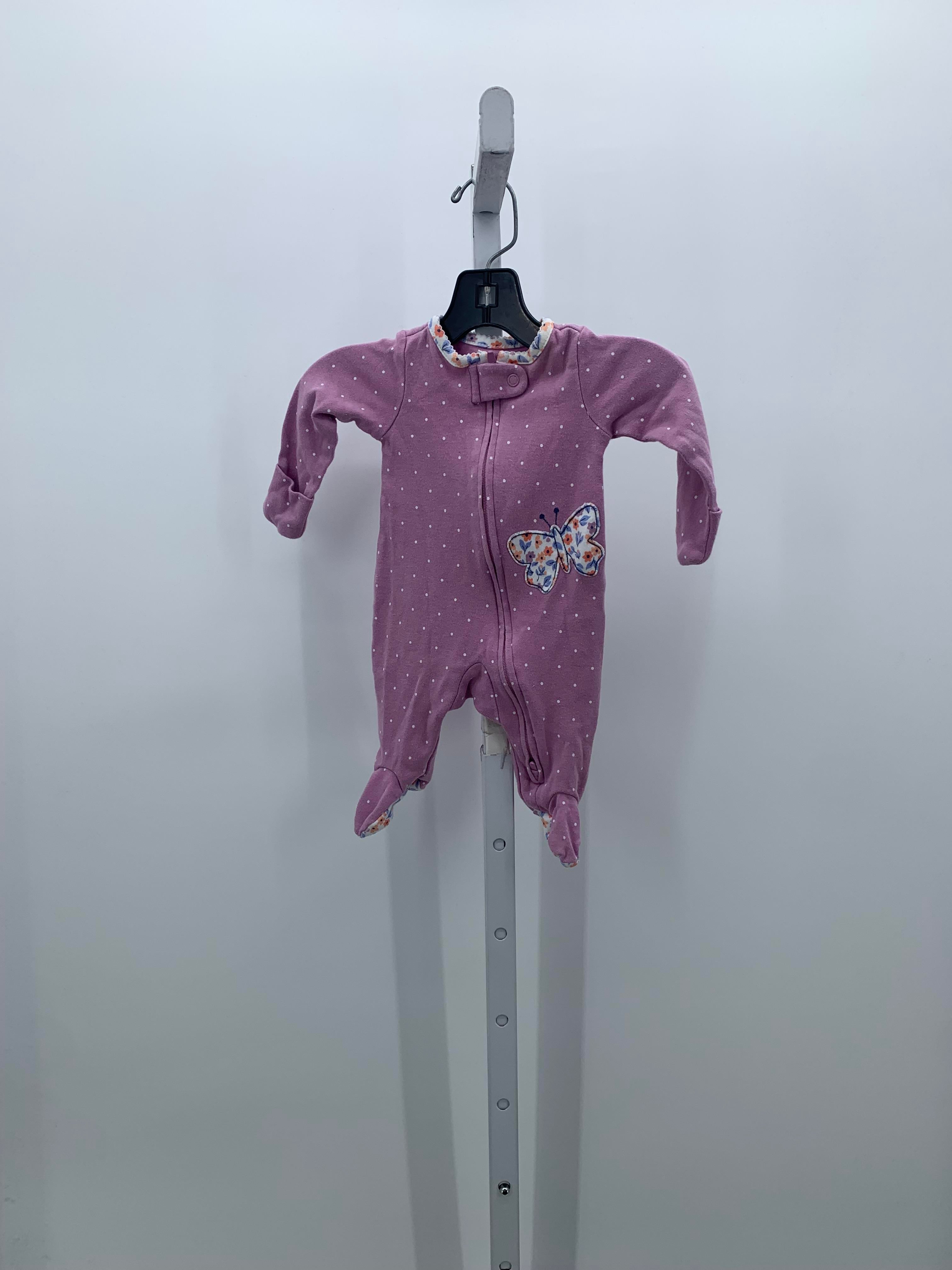 Carters Size Newborn Girls Long Slv. Romper
