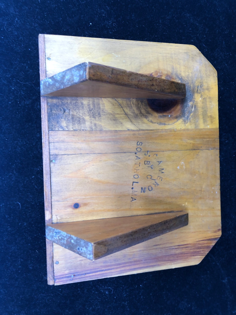 WOOD BOOK STAND.