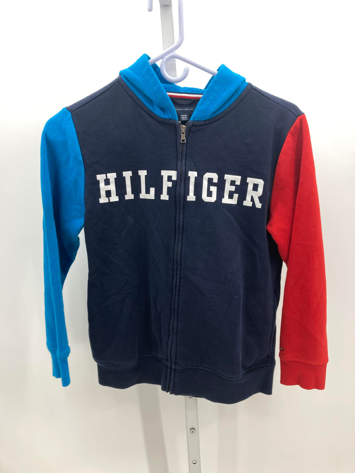 HOODED ZIP KNIT