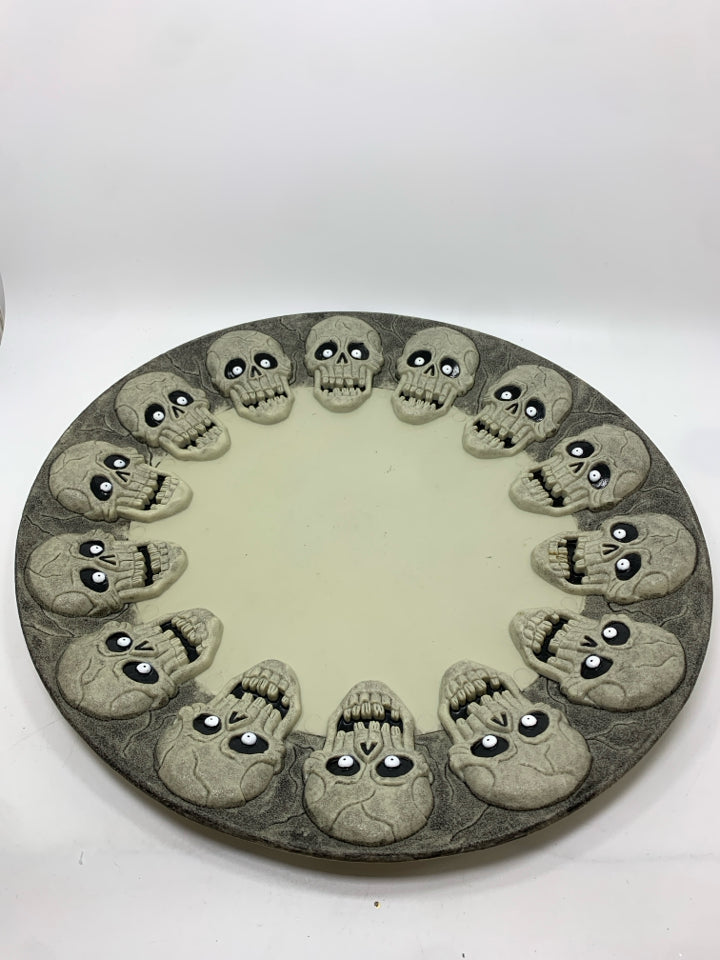 SKULL SERVING PLATTER.