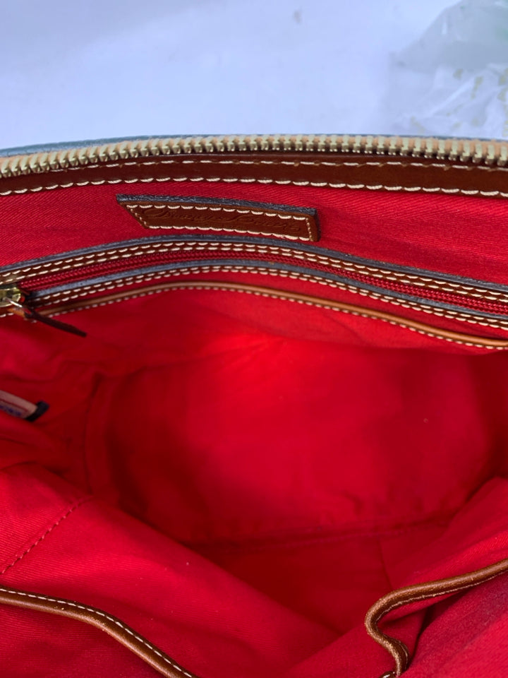 Dooney & Bourke Pebble Grain Zip Satchel w/ Sleeper Bag *Minor Wear