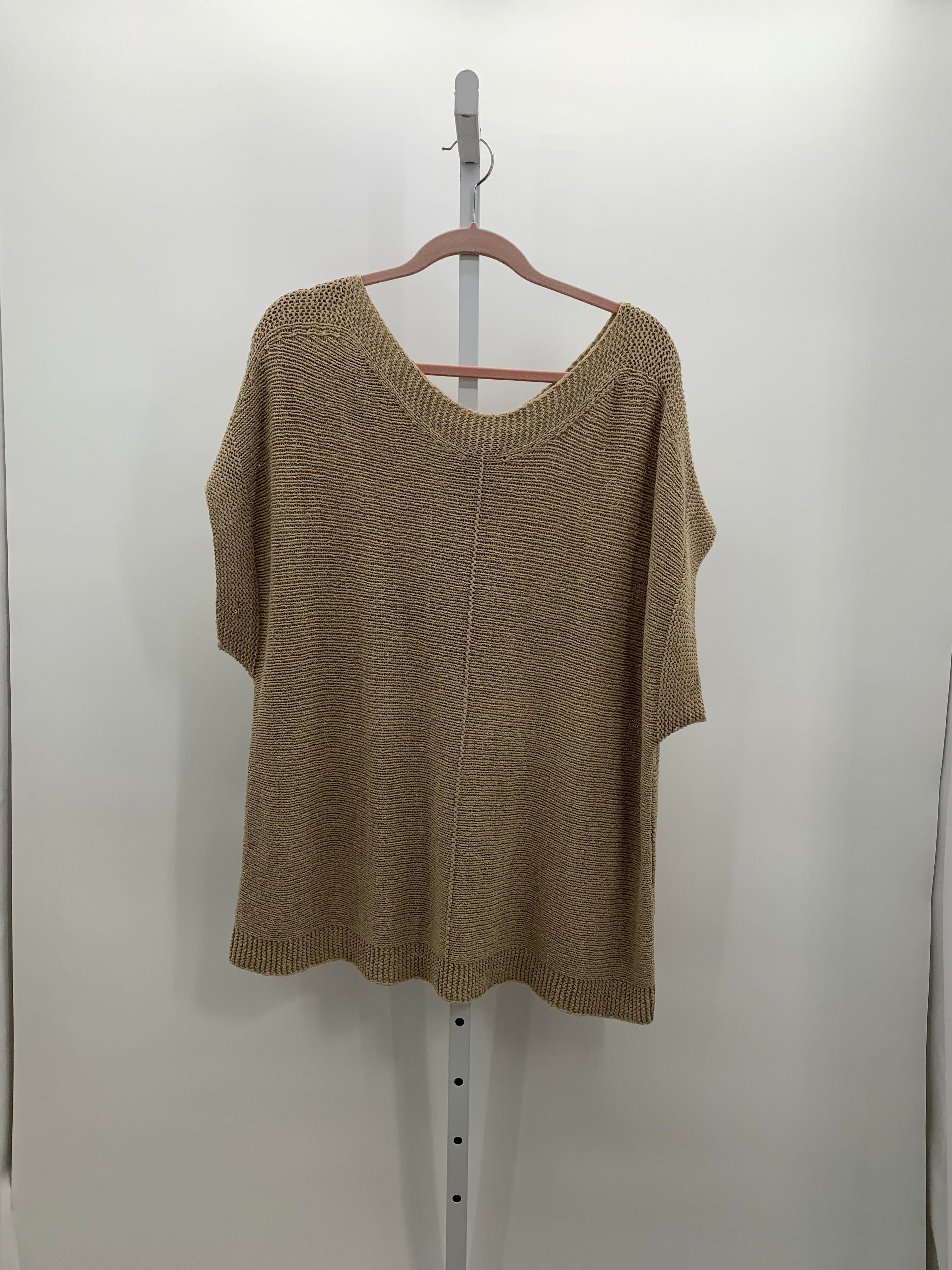 Cable & Gauge Size 3X Womens Sleeveless Sweater