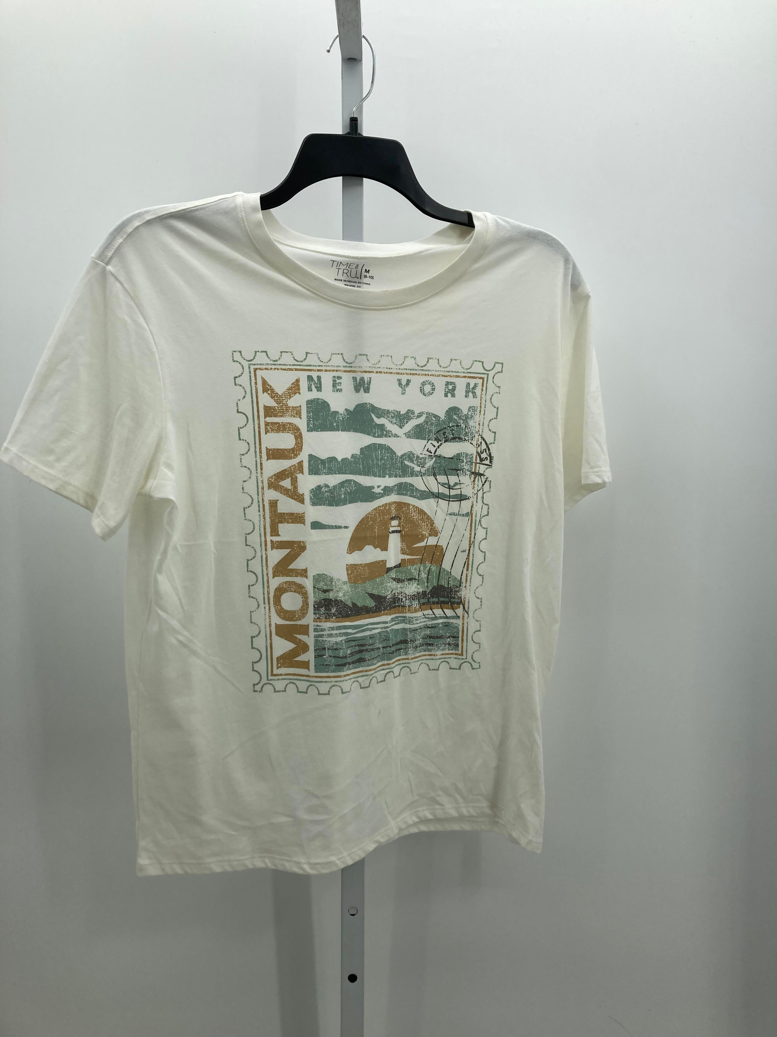 Time and Tru Size Medium Misses Short Sleeve Shirt