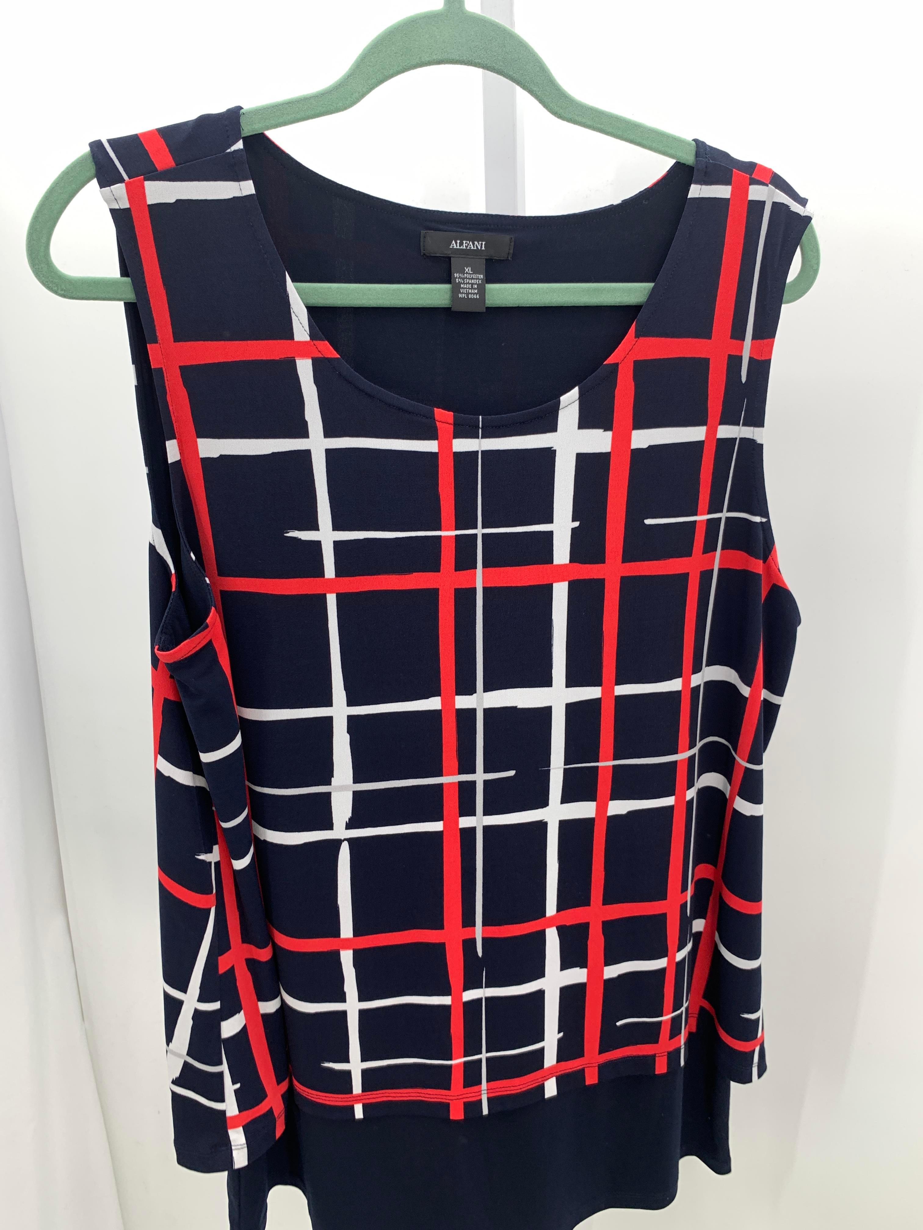 Alfani Size Extra Large Misses Sleeveless Shirt
