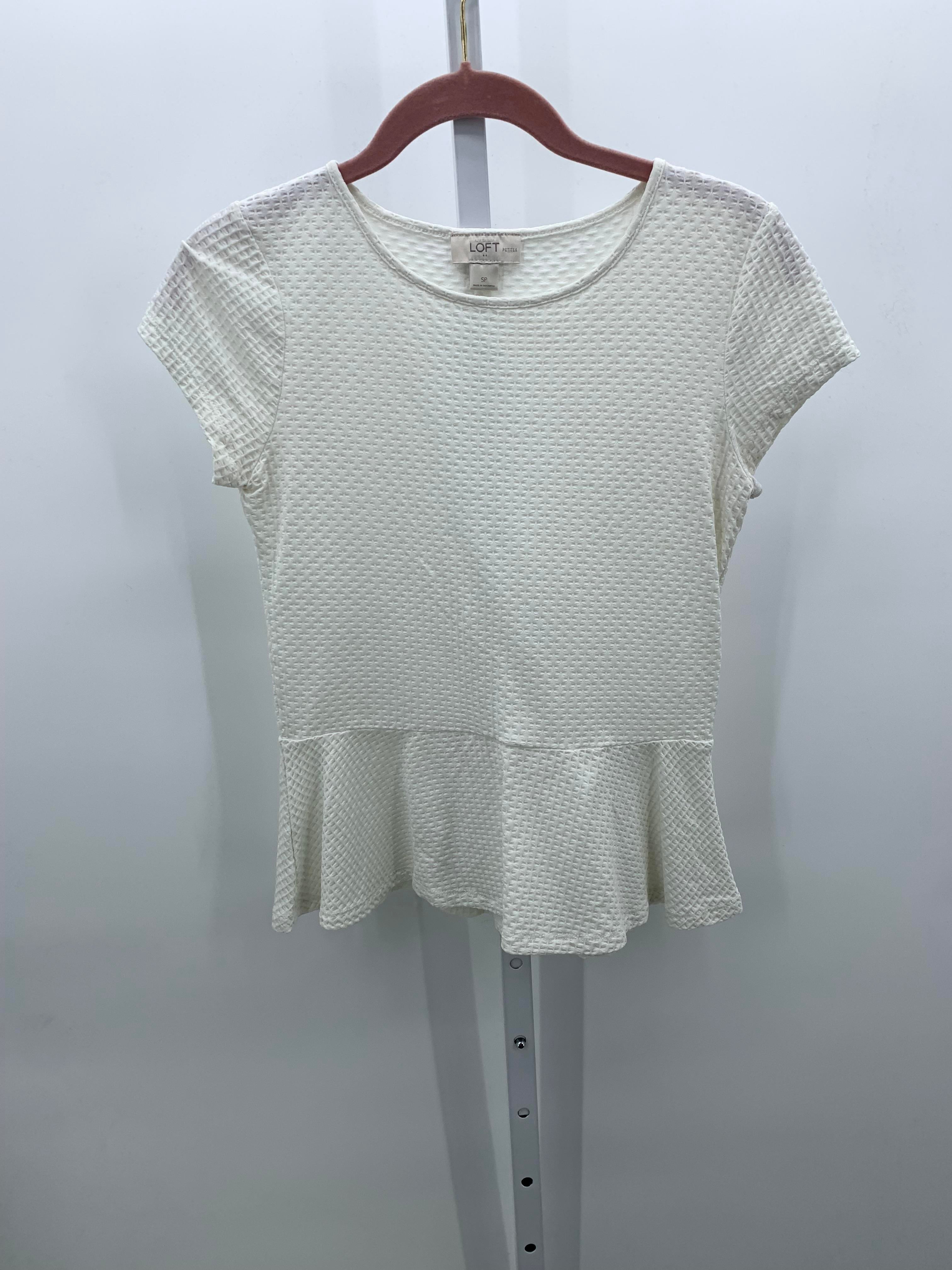 Loft Size Small Petite Petite Short Sleeve Shirt