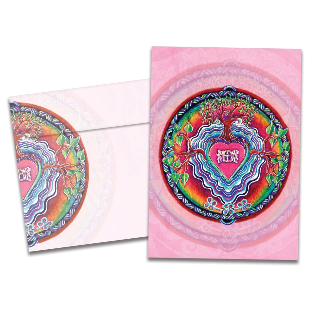 Heart Window Mandala Love Just Because Card