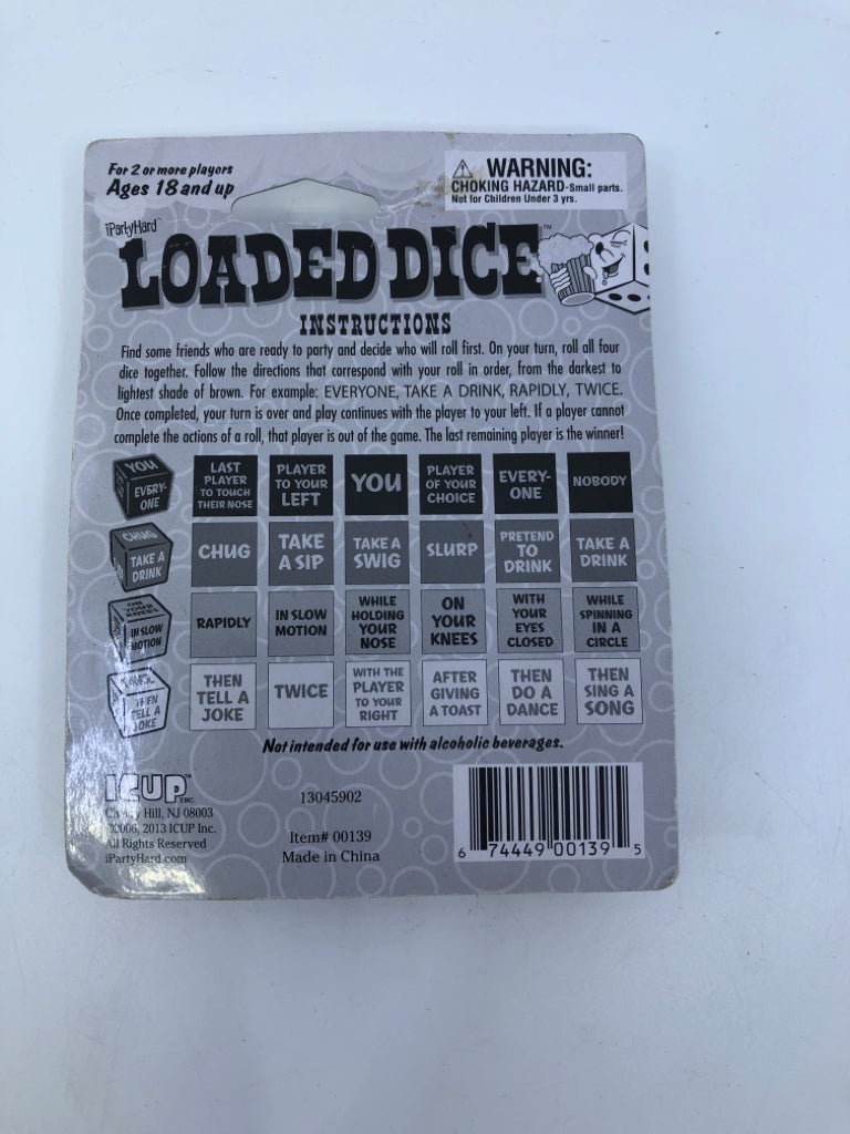 NIP LOADED DICE.