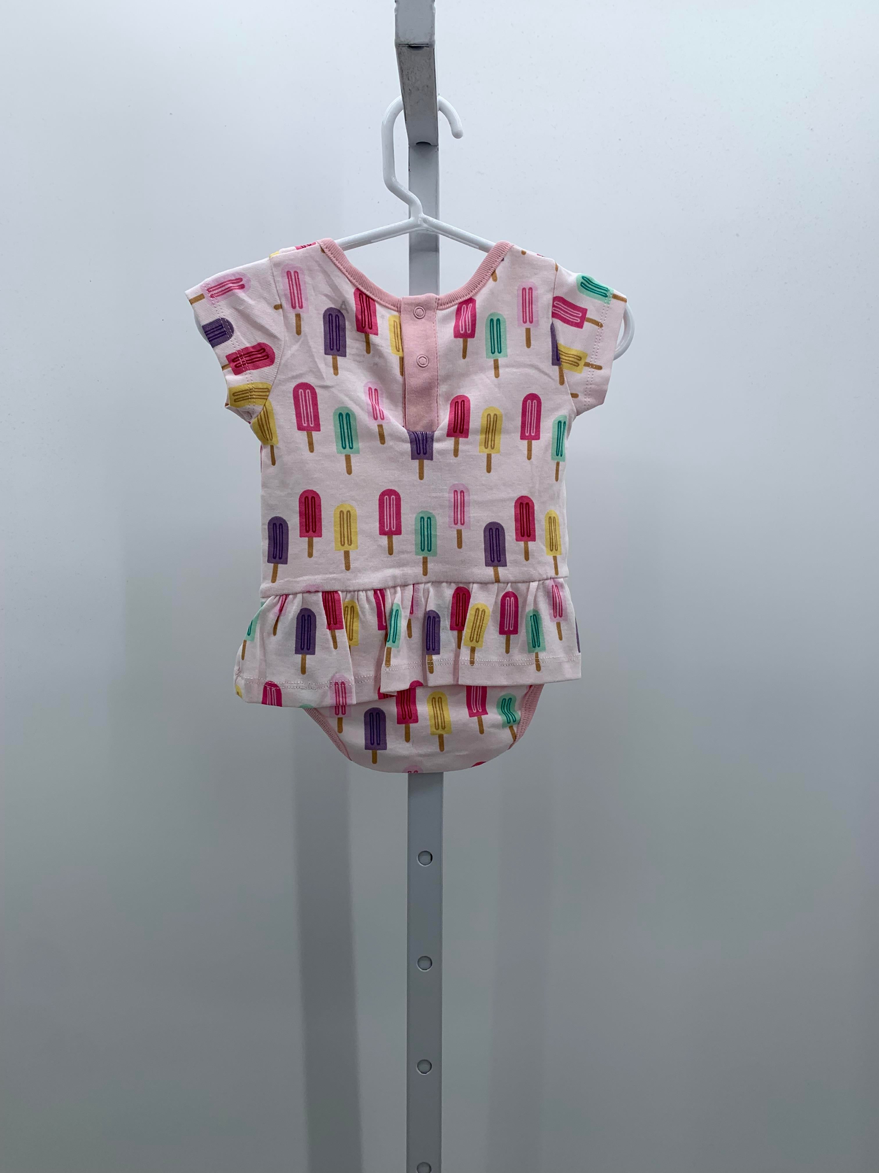 Size 3-6 Months Girls Short Sleeve Dress