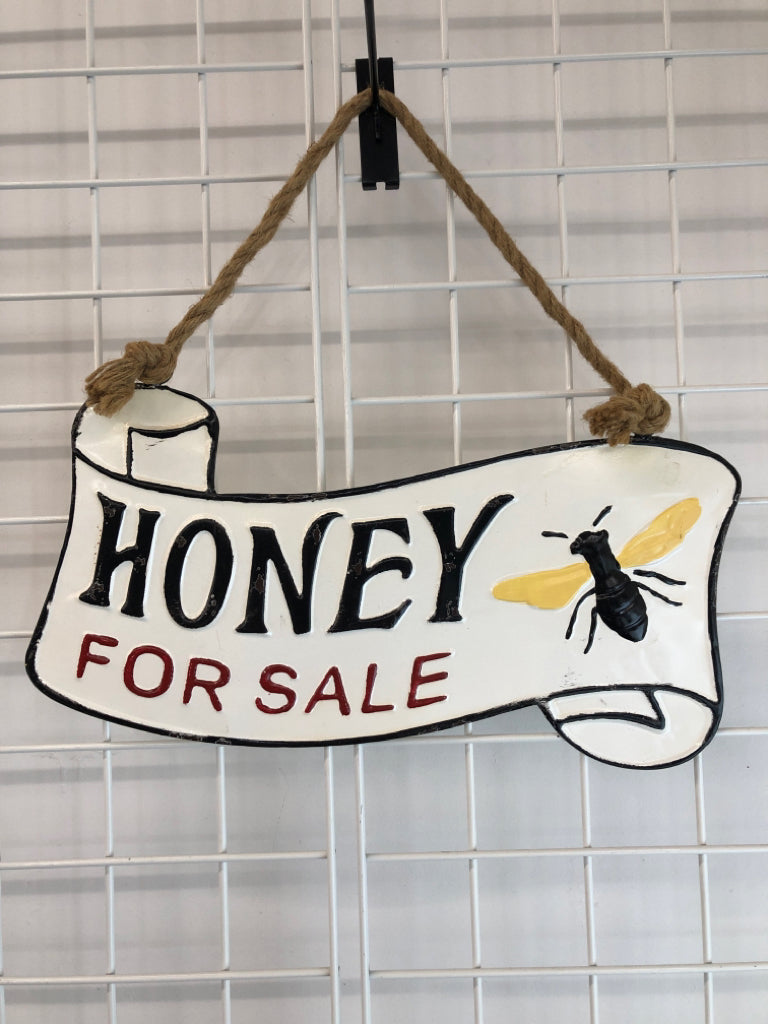 HONEY FOR SALE TIN SIGN.