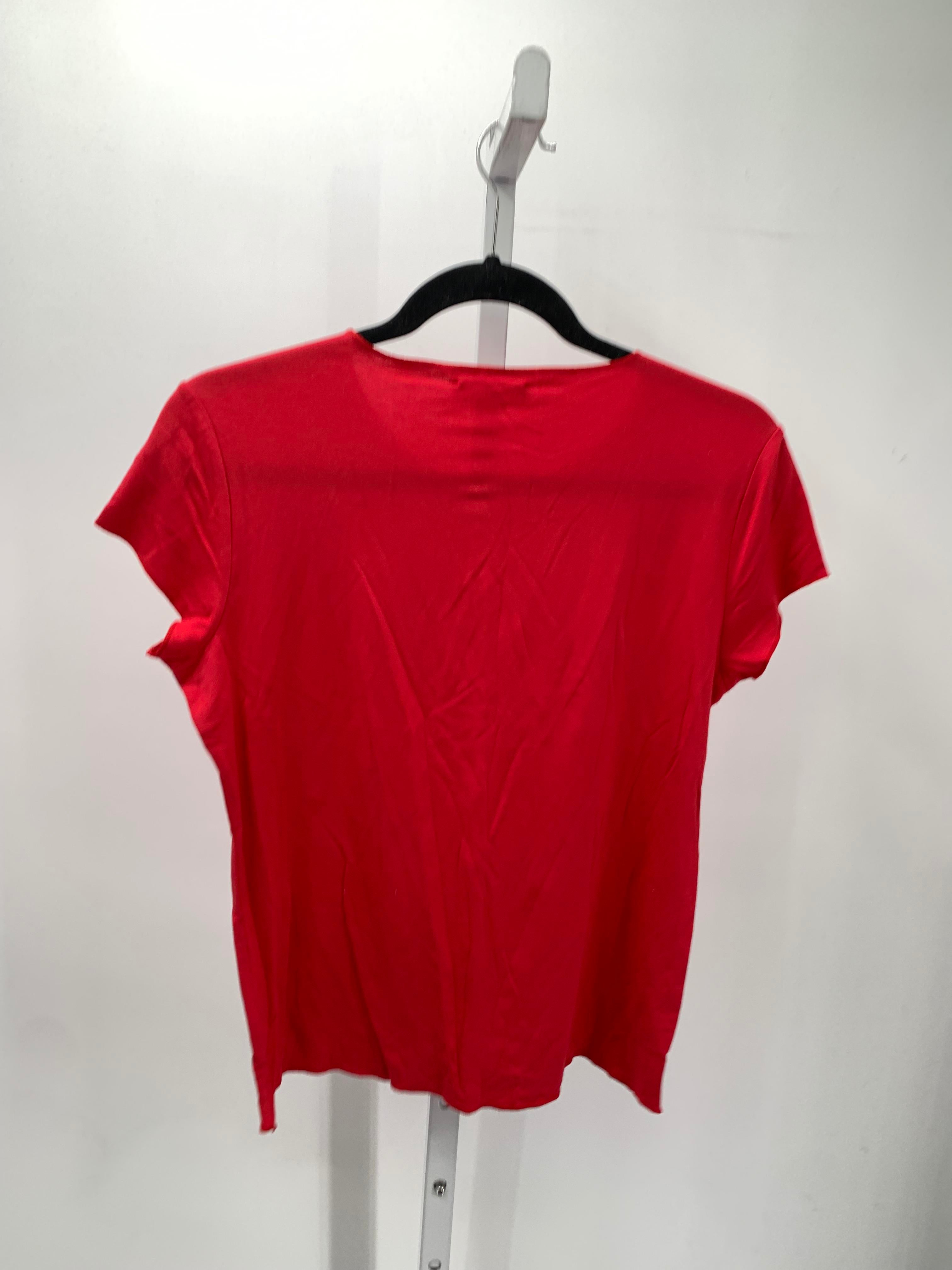 Anne Klein Size Medium Misses Short Sleeve Shirt