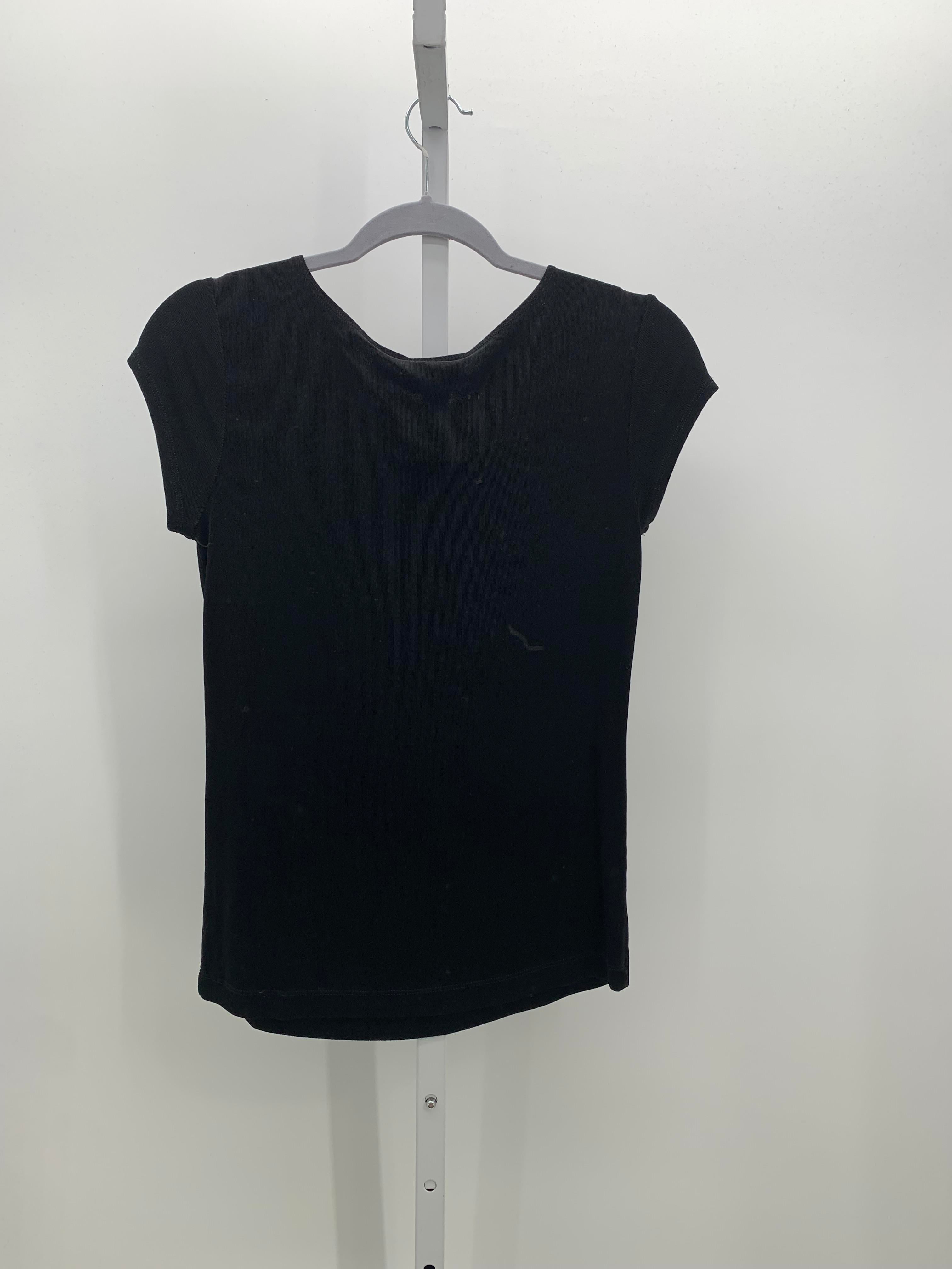 Chico's Size X Small Misses Short Sleeve Shirt
