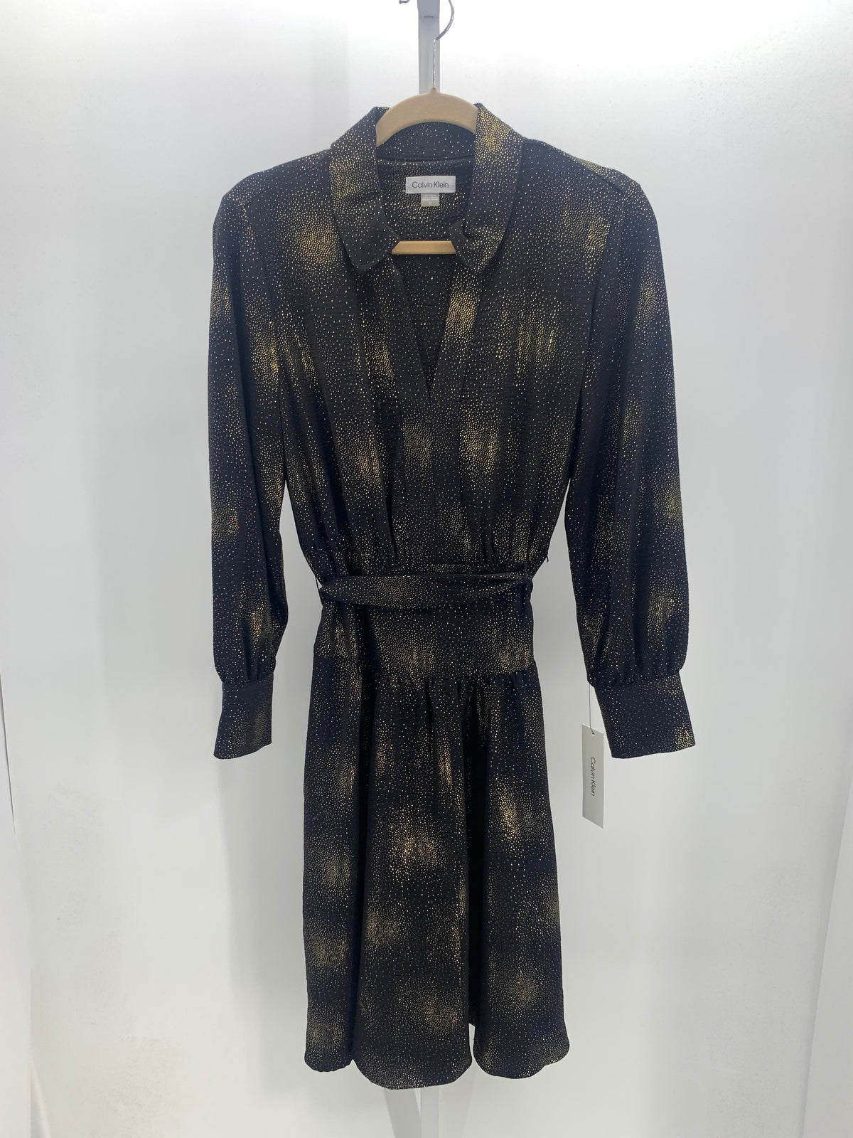 Calvin Klein Size 10 Misses Long Sleeve Dress