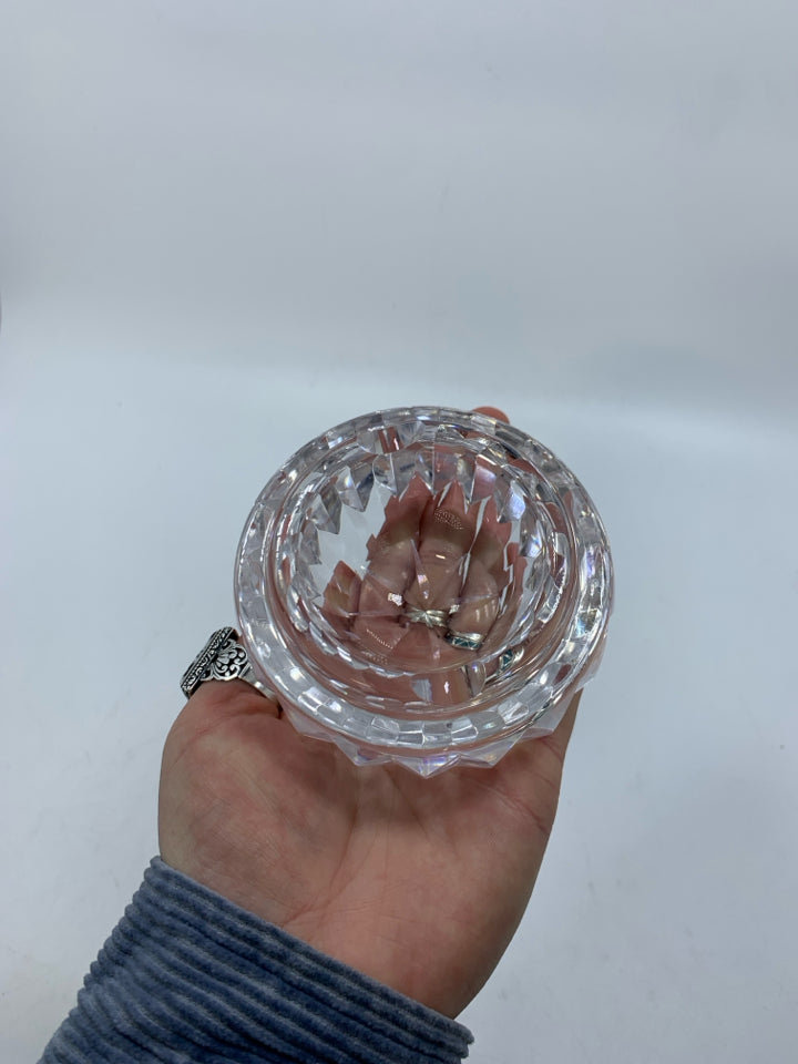 VTG CUT CRYSTAL ASHTRAY.