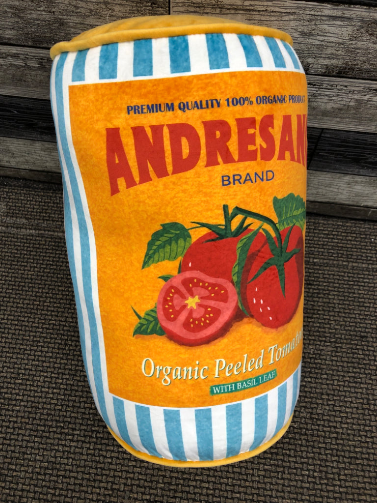 NWT ANDRESANO PEELED TOMATOES PILLOW.