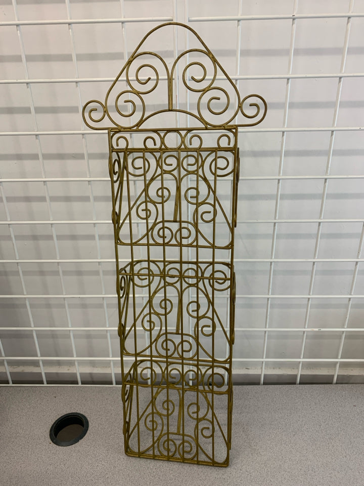 GOLD METAL 3 SLOT ORGANIZER.