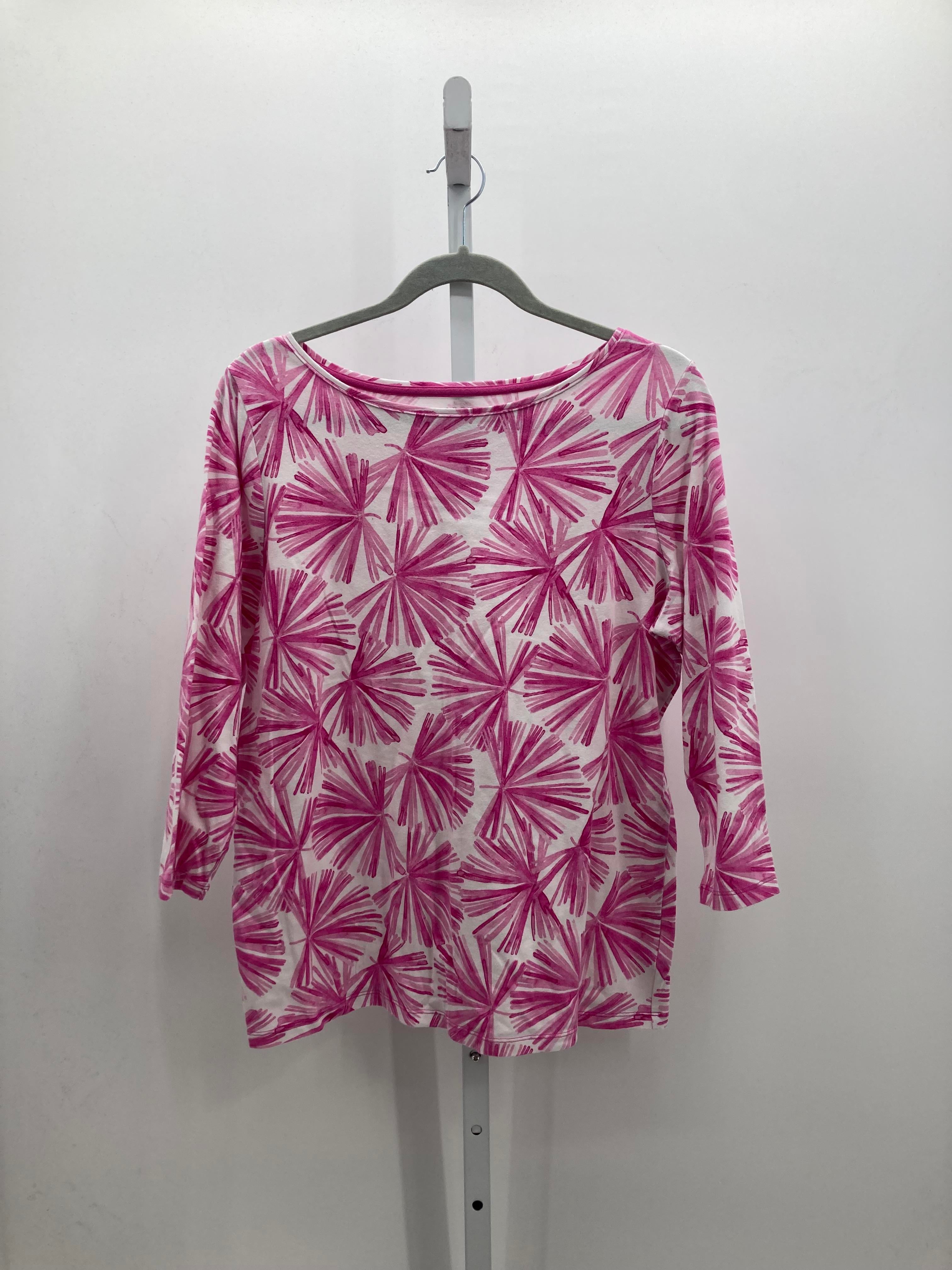 Talbots Size 1X Womens 3/4 Sleeve Shirt