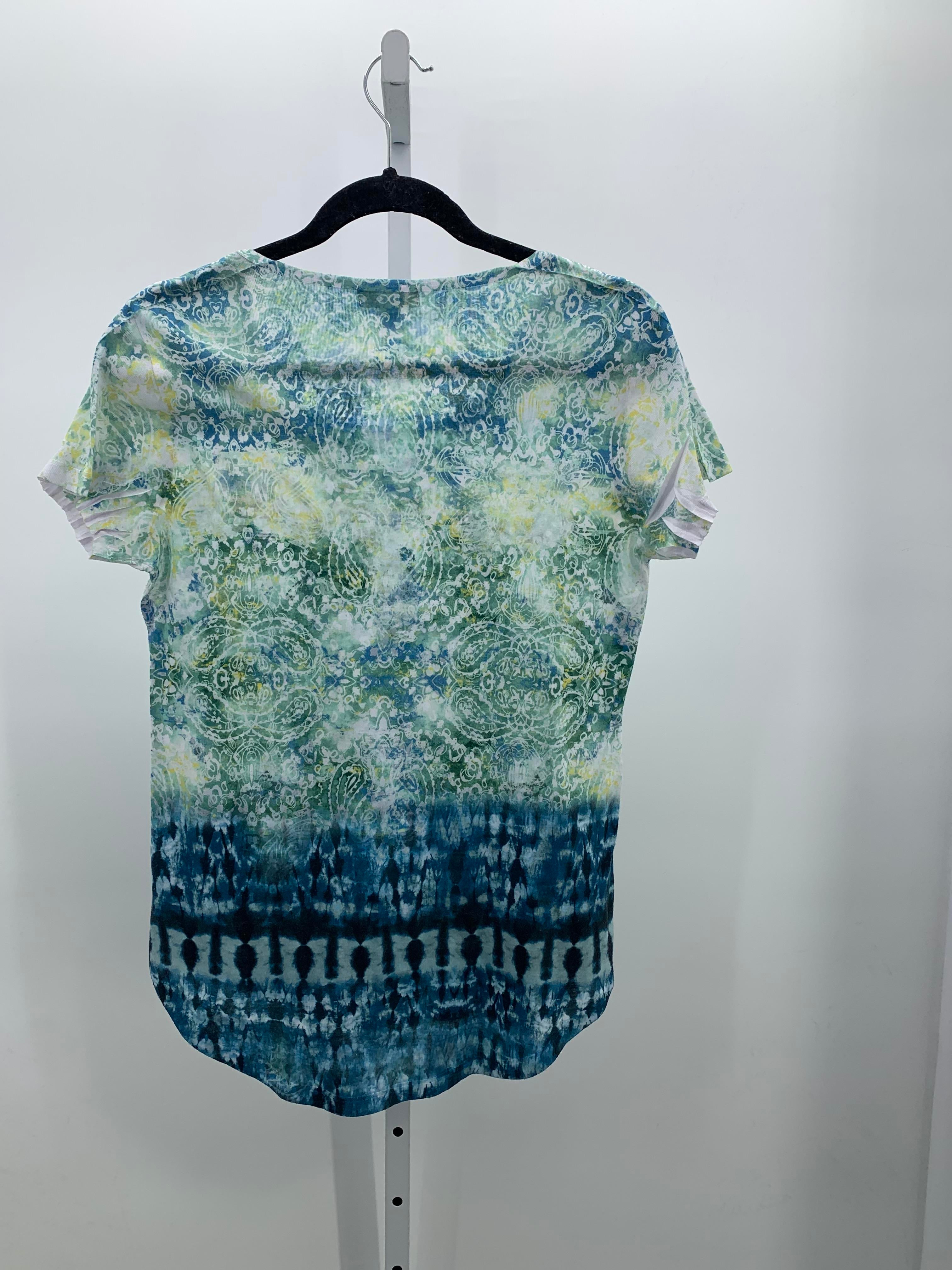 One World Size Medium Misses Short Sleeve Shirt