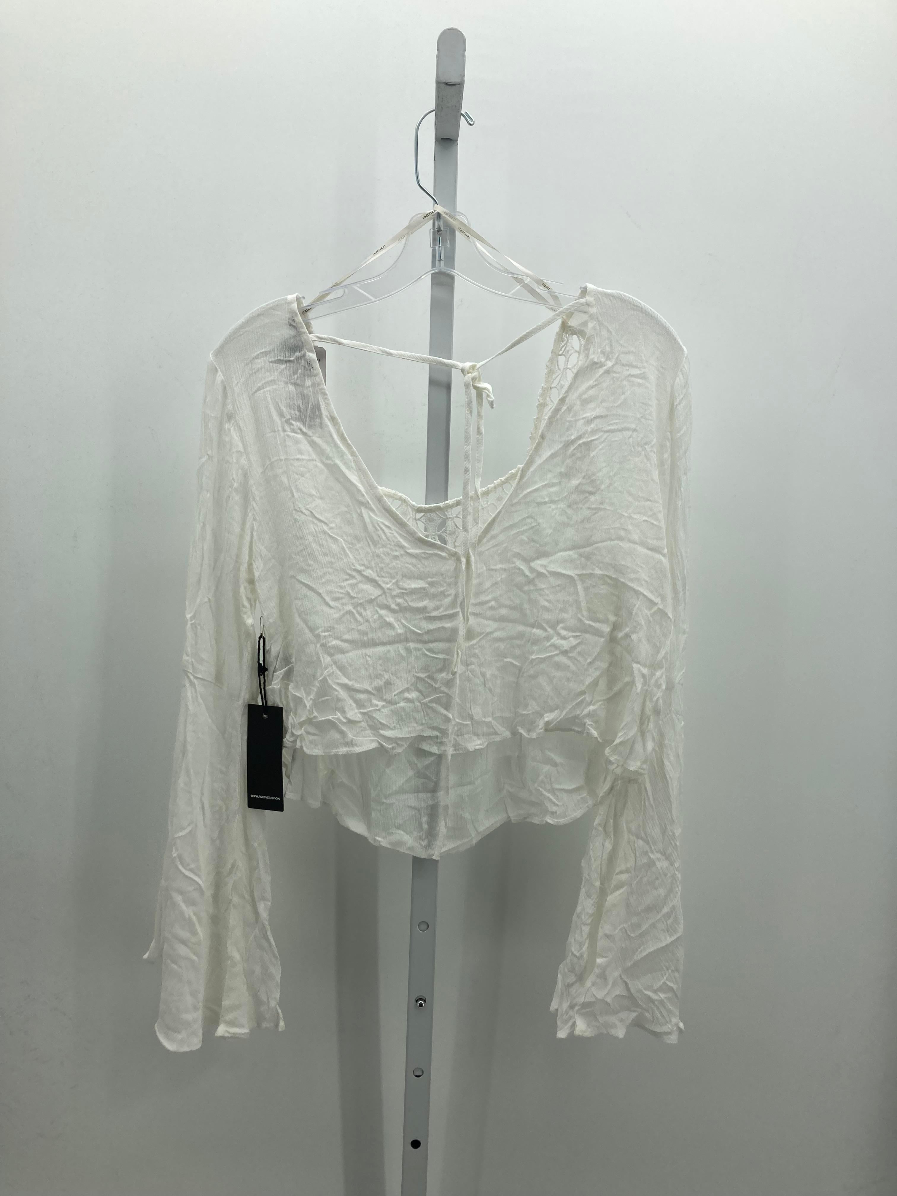 Forever 21 Size Large Juniors Long Sleeve Shirt