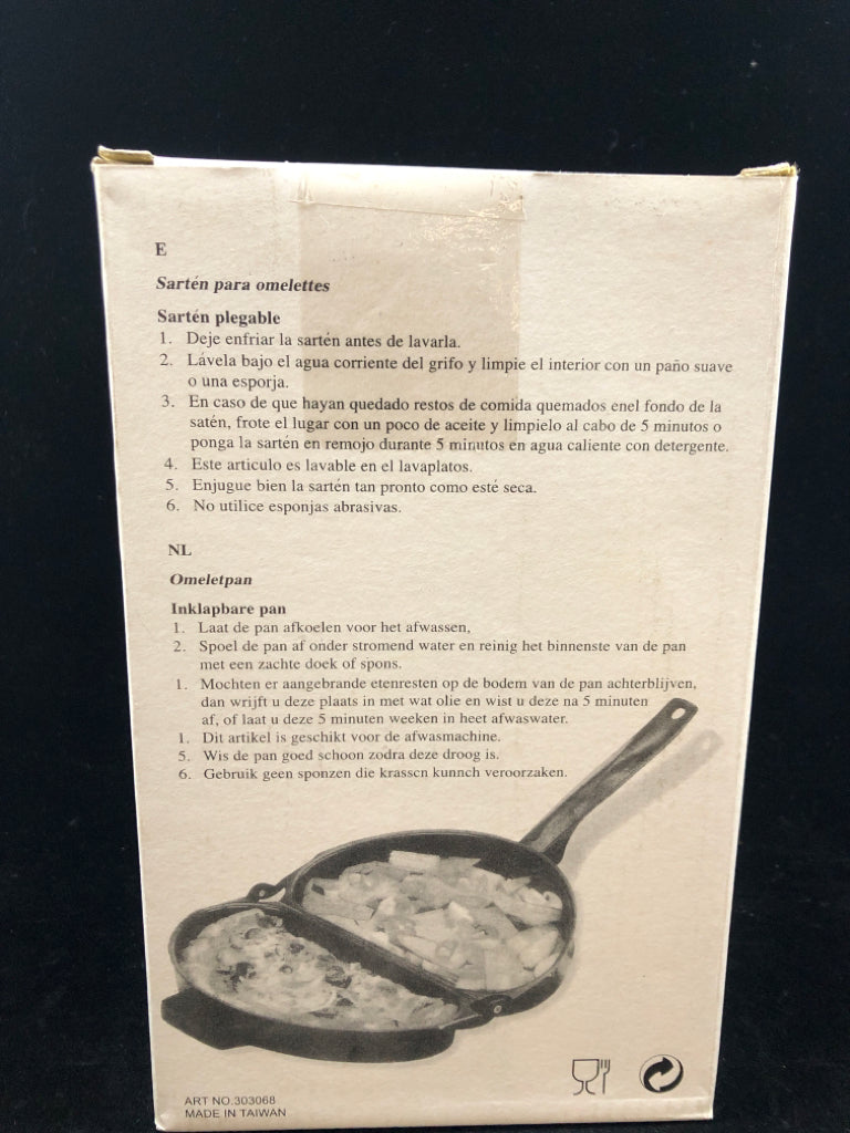 NIB OMELET PAN.