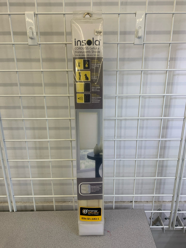 NIB CORDLESS CELLULAR HONEYCOMB SHADE INSOLA.