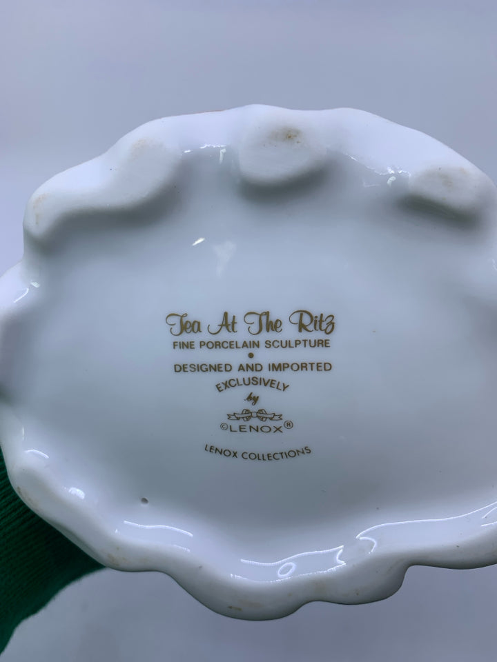 LENOX AMERICAN FASHION TEA AT THE RITZ FIGURINE.