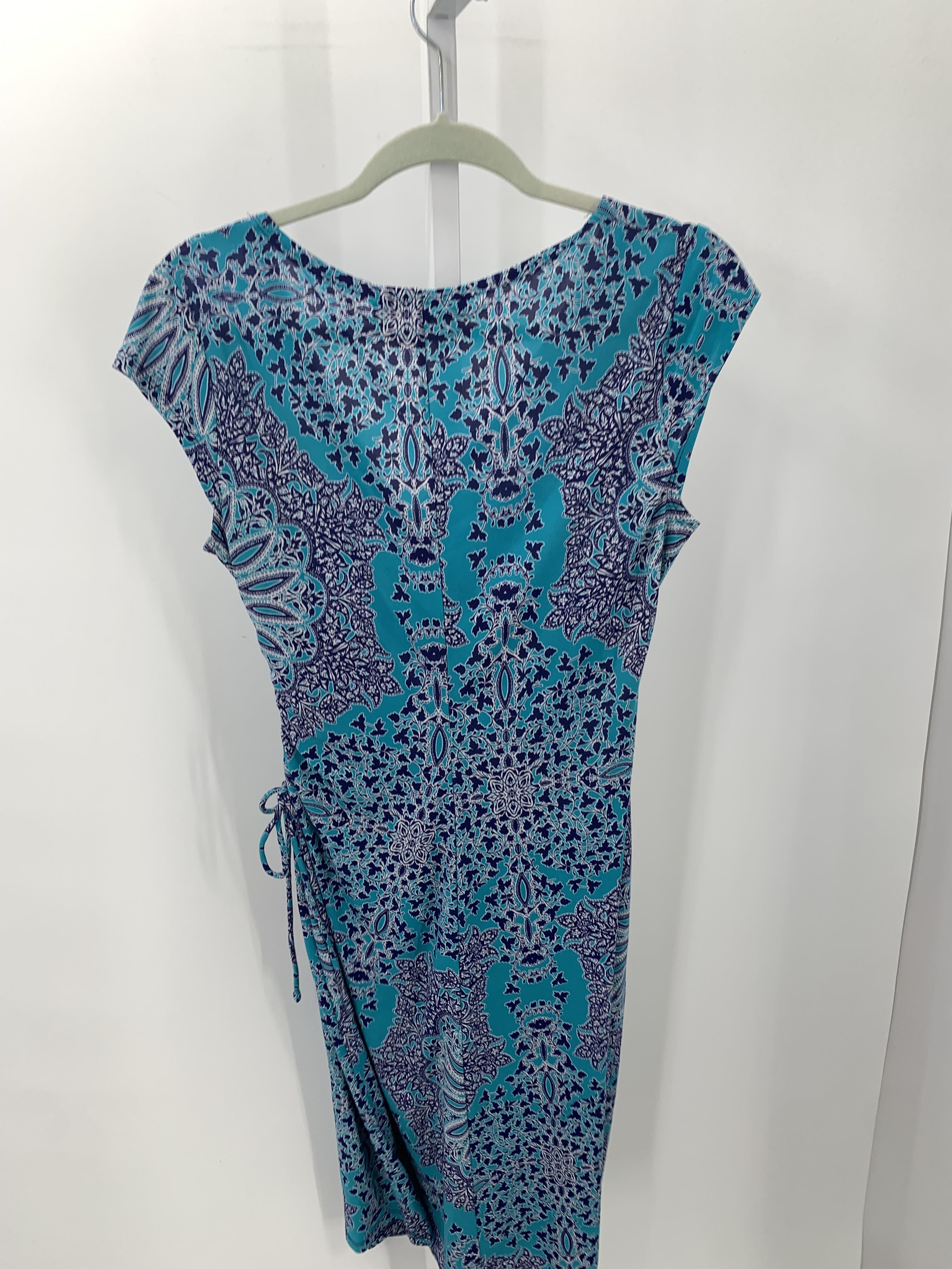 Evan-Picone Size 10 Petite Petite Short Sleeve Dress