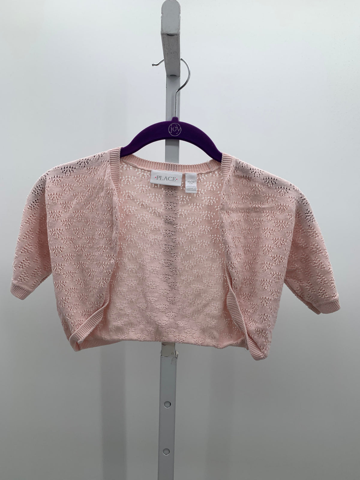 Children's Place Size 10-12 Girls Short Sleeve Sweater
