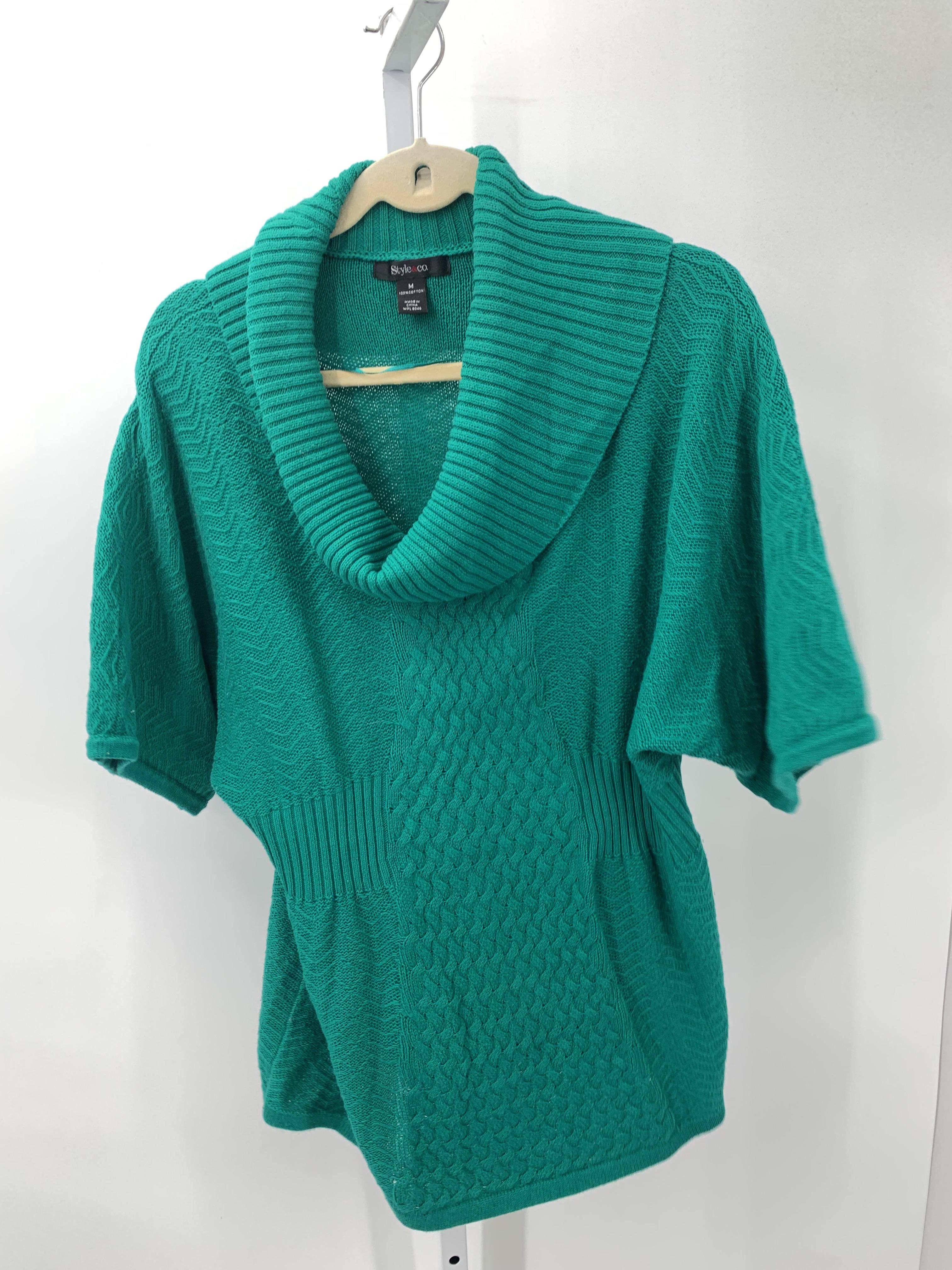 Style & Co. Size Medium Misses Short Slv Sweater