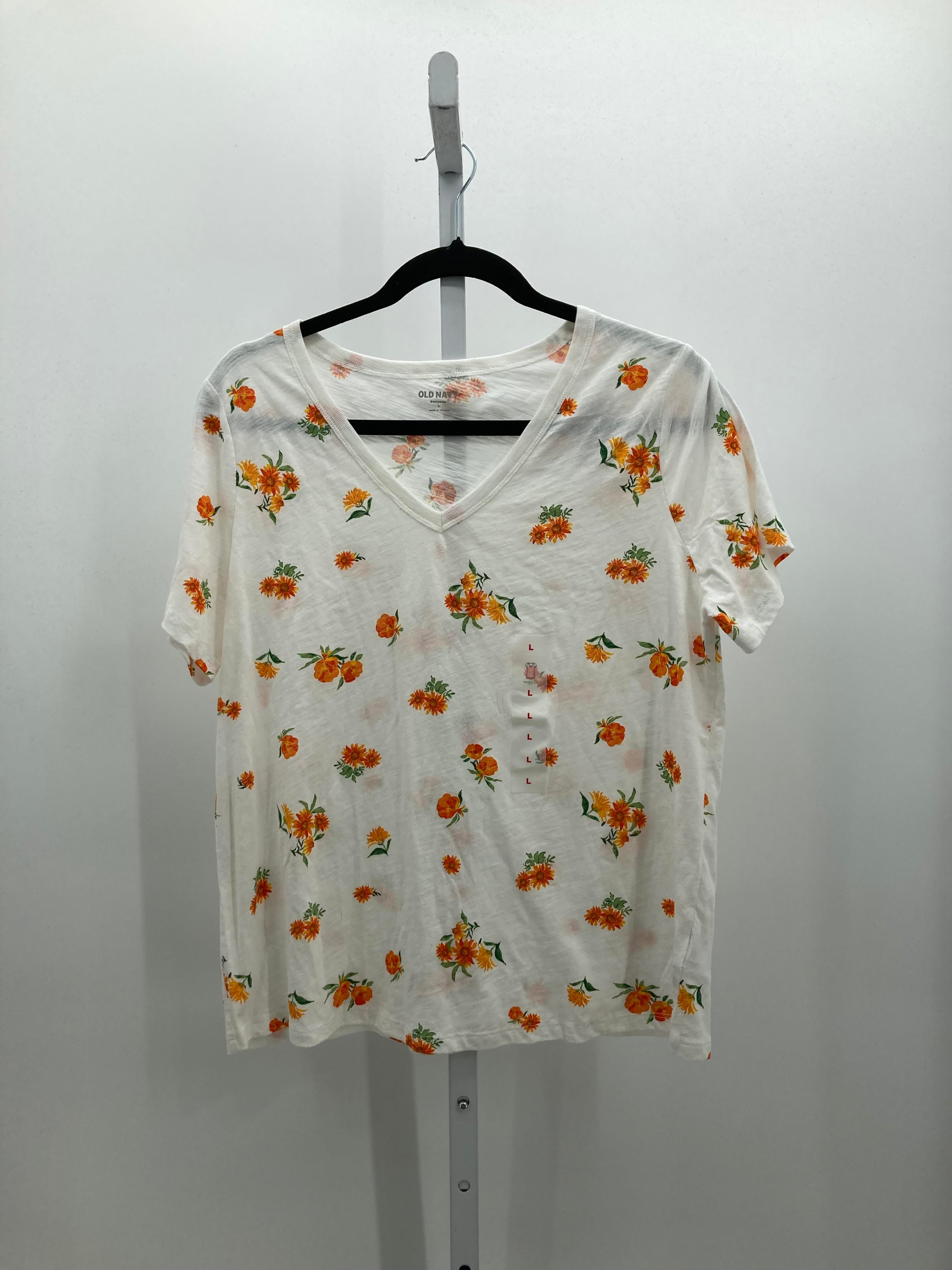 Old Navy Size Large Misses Short Sleeve Shirt