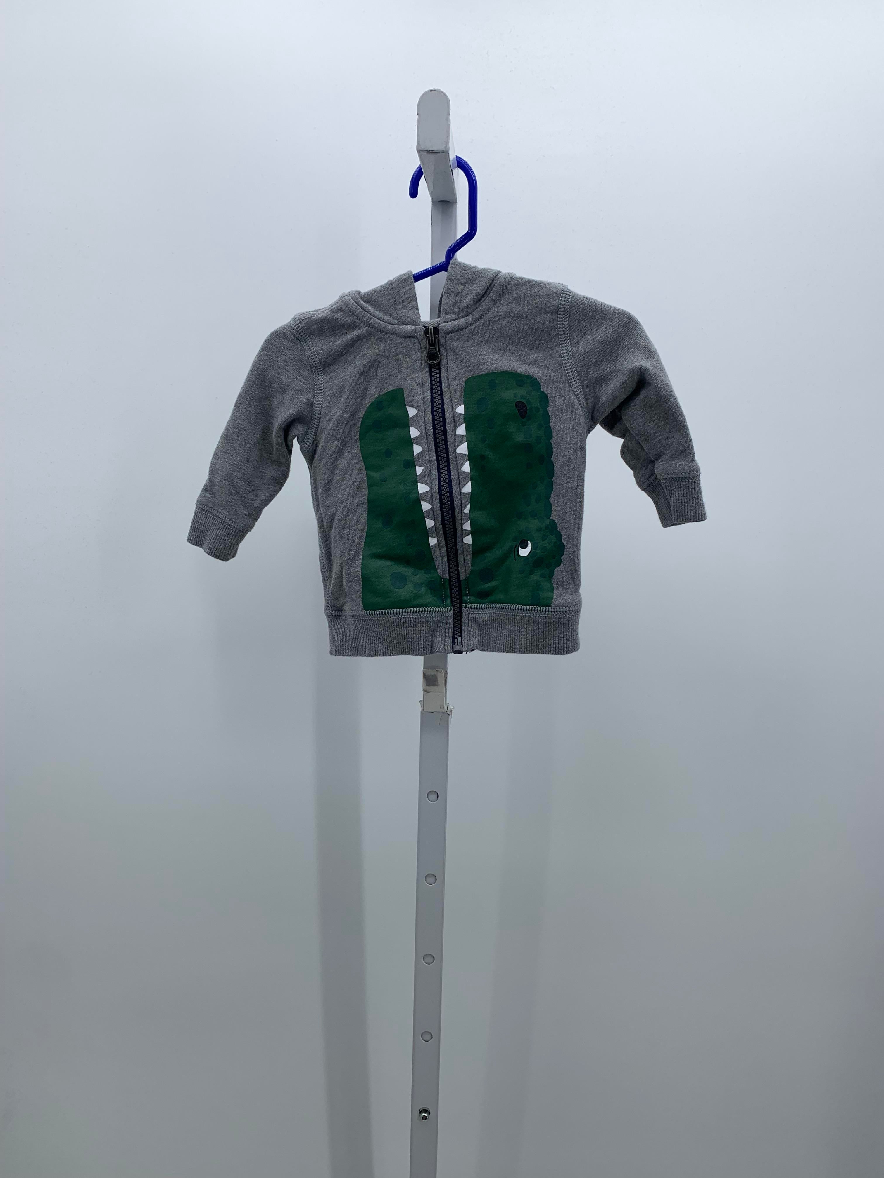 HOODED ALLIGATOR ZIP KNIT
