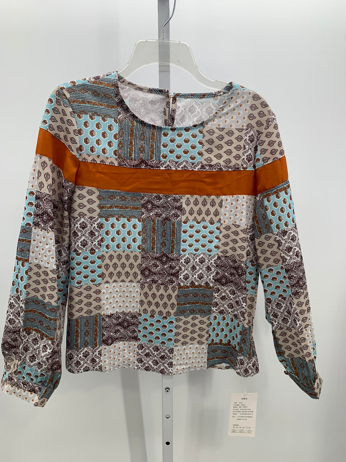 Size Large Juniors Long Sleeve Shirt