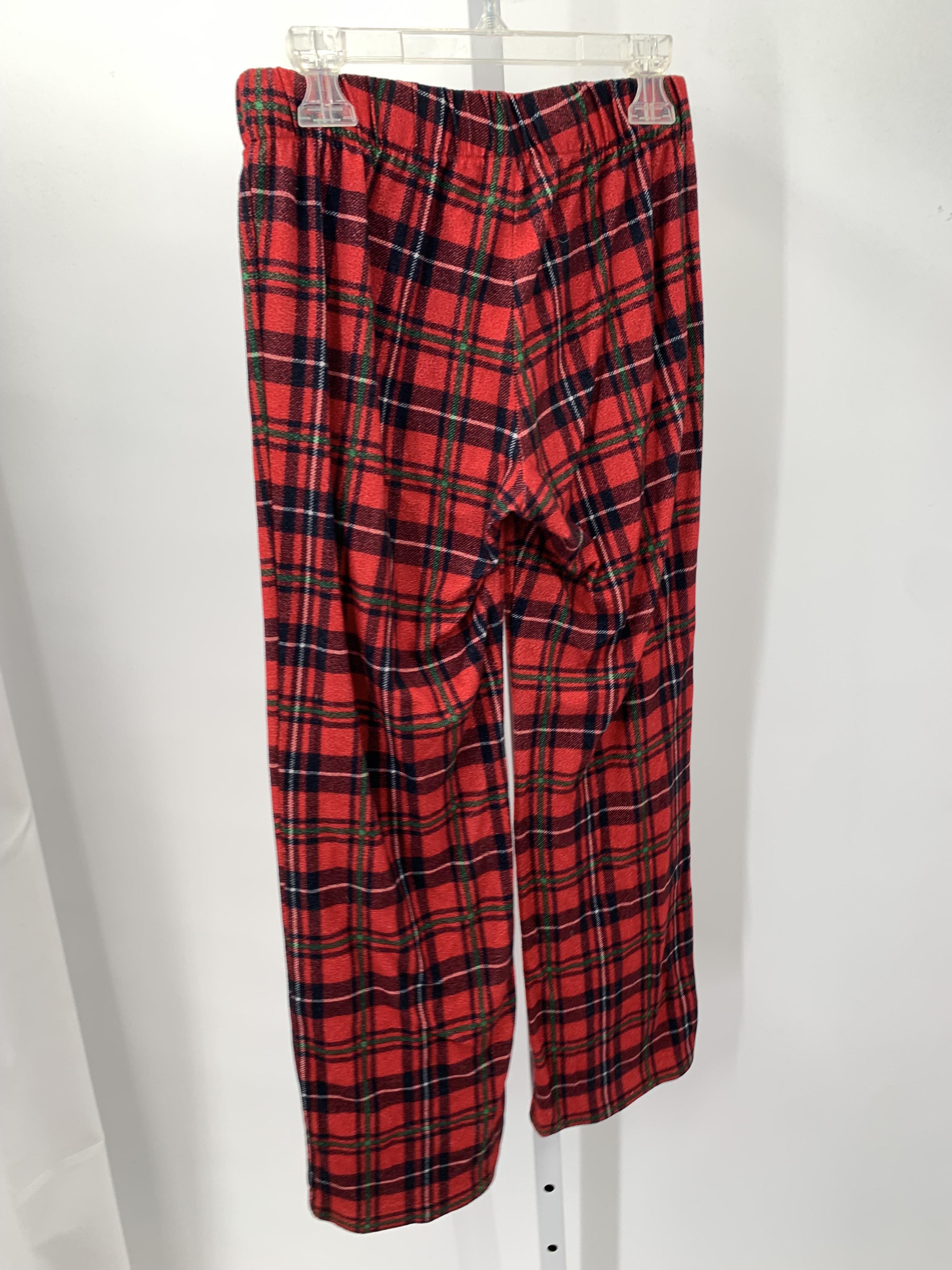 ELASTIC WAIST PLAID