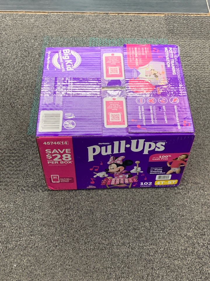 Huggies Pull-Ups Size 4T-5T (38-50 POUNDS) 102 COUNT