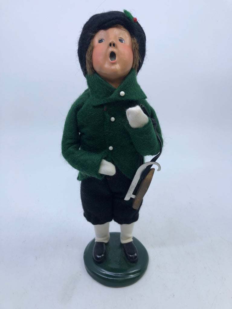 BYERS' CHOICE LITTLE BOY HOLDING SKATE-1992.