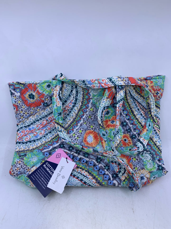 Vera Bradley Citrus Paisley Tote Bag- New With Tags