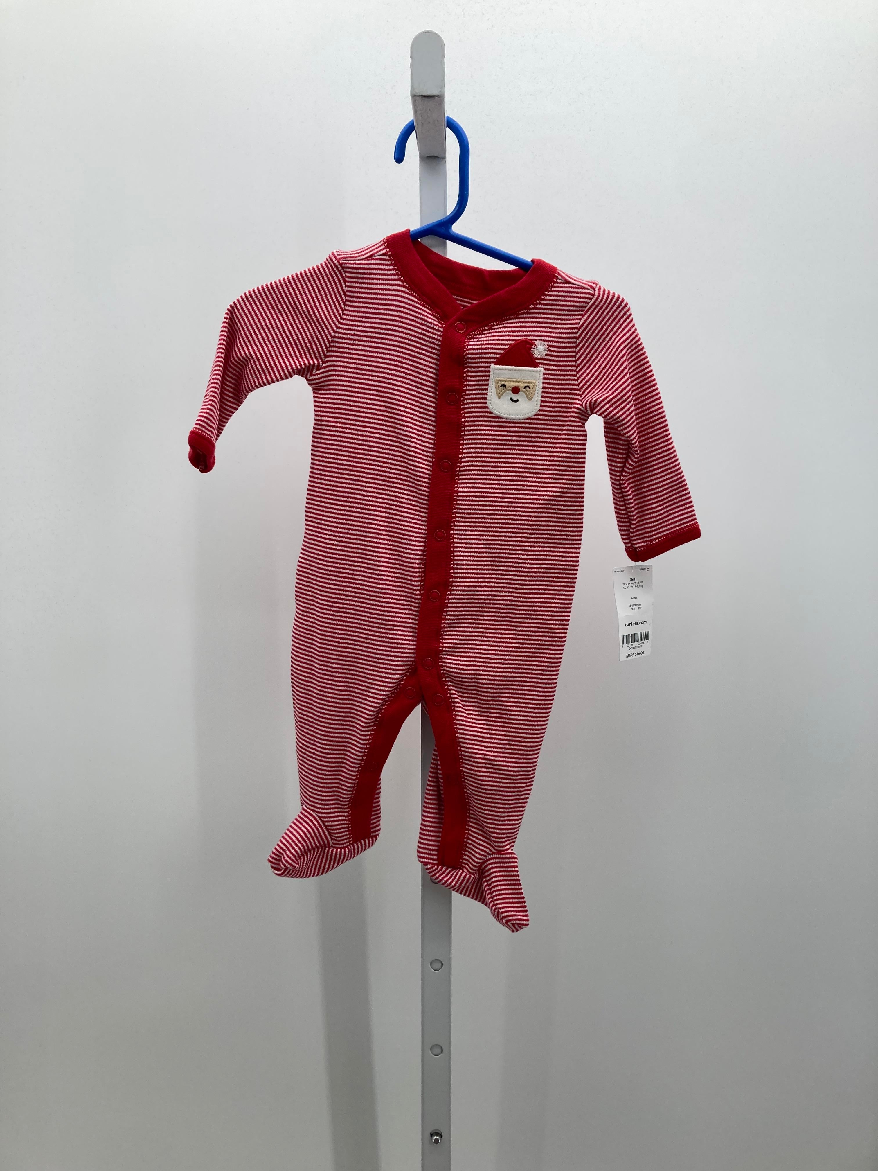 NEW LONG SLV ROMPER SANTA