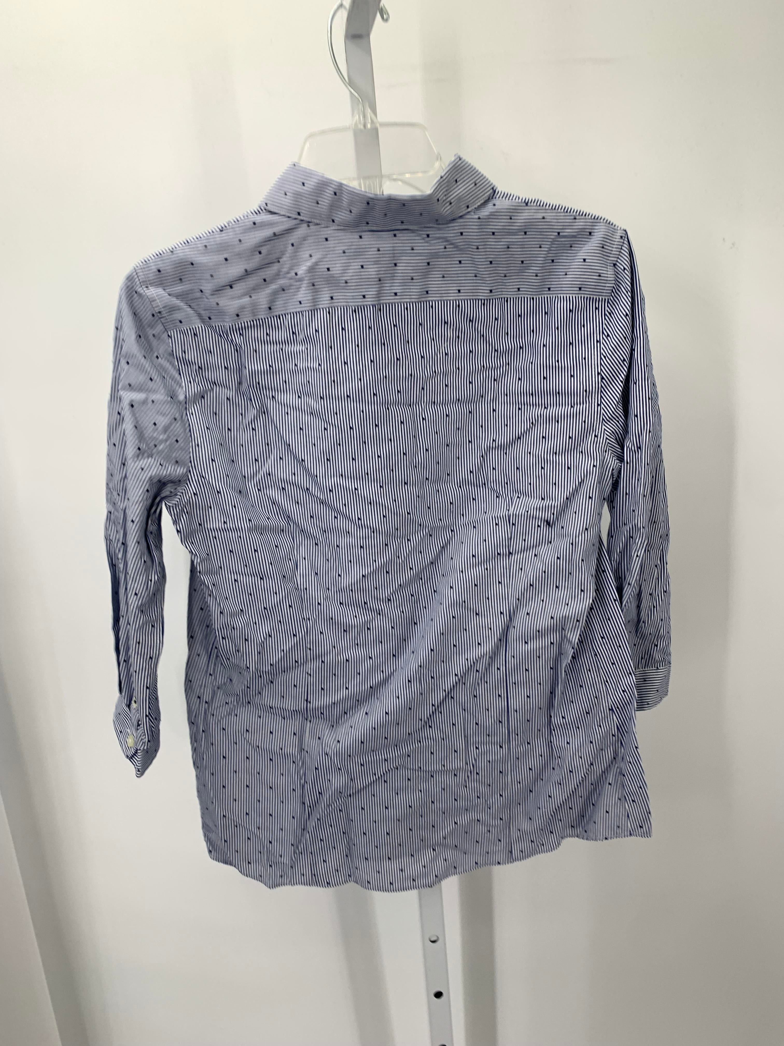 Lands End Size 6 Misses 3/4 Sleeve Shirt