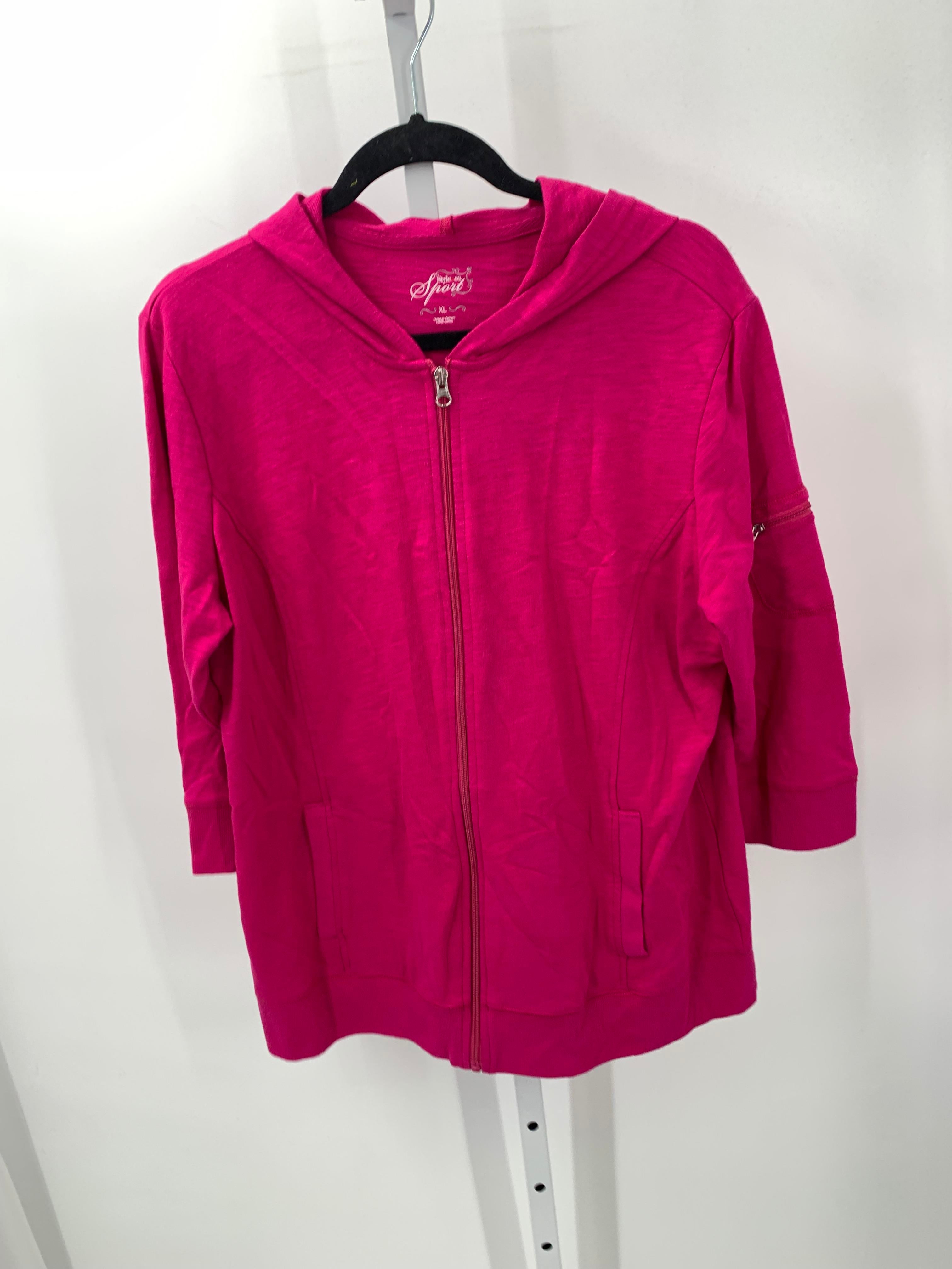 Style & Co. Size Extra Large Misses Sweat Jacket