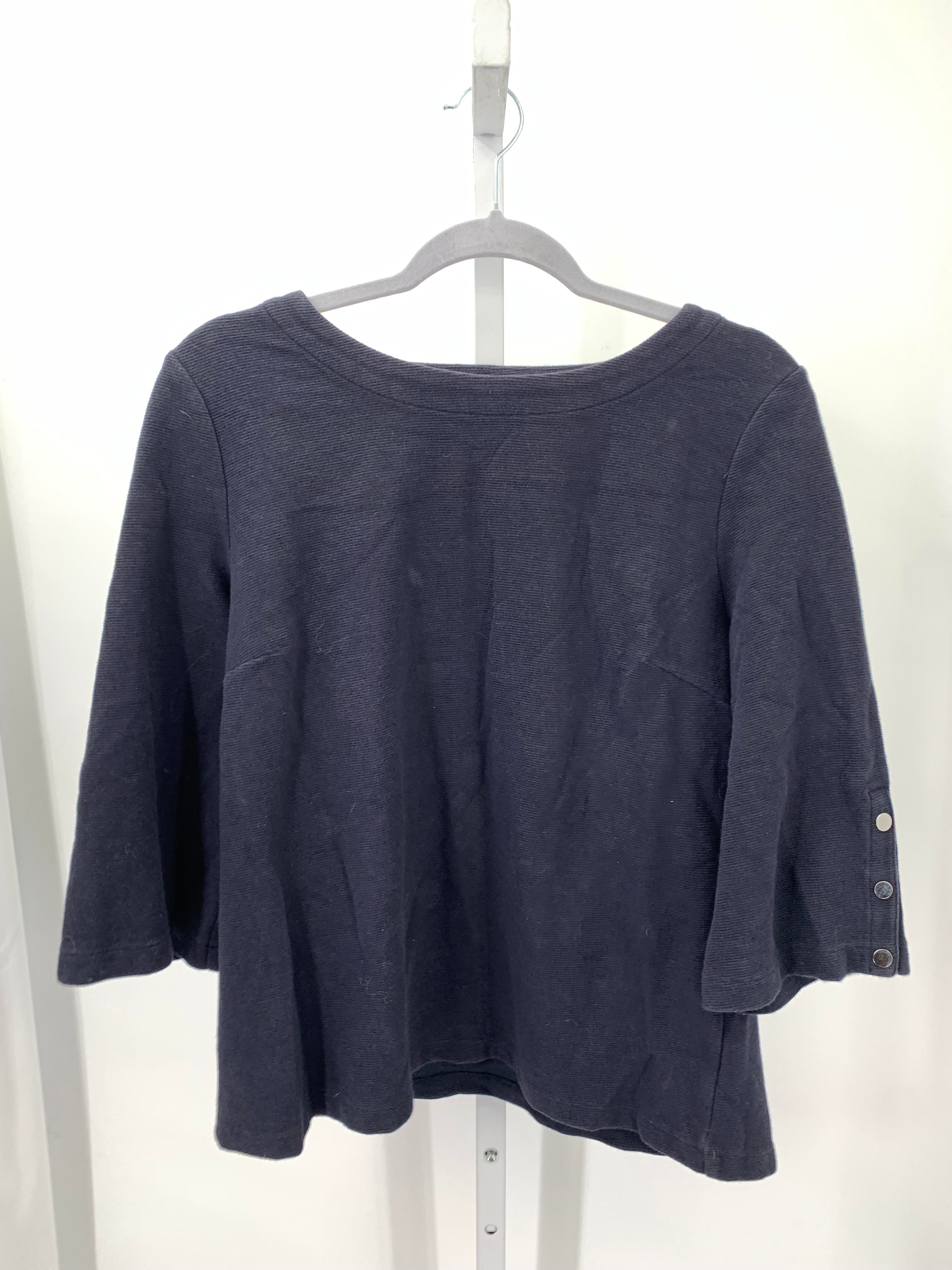 Talbots Size Large Petite Petite 3/4 Sleeve Shirt
