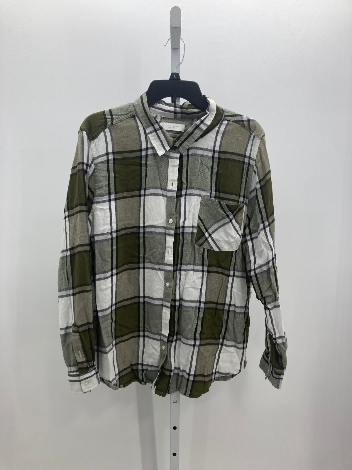 Lucky Brand Size Extra Large Misses Long Sleeve Shirt