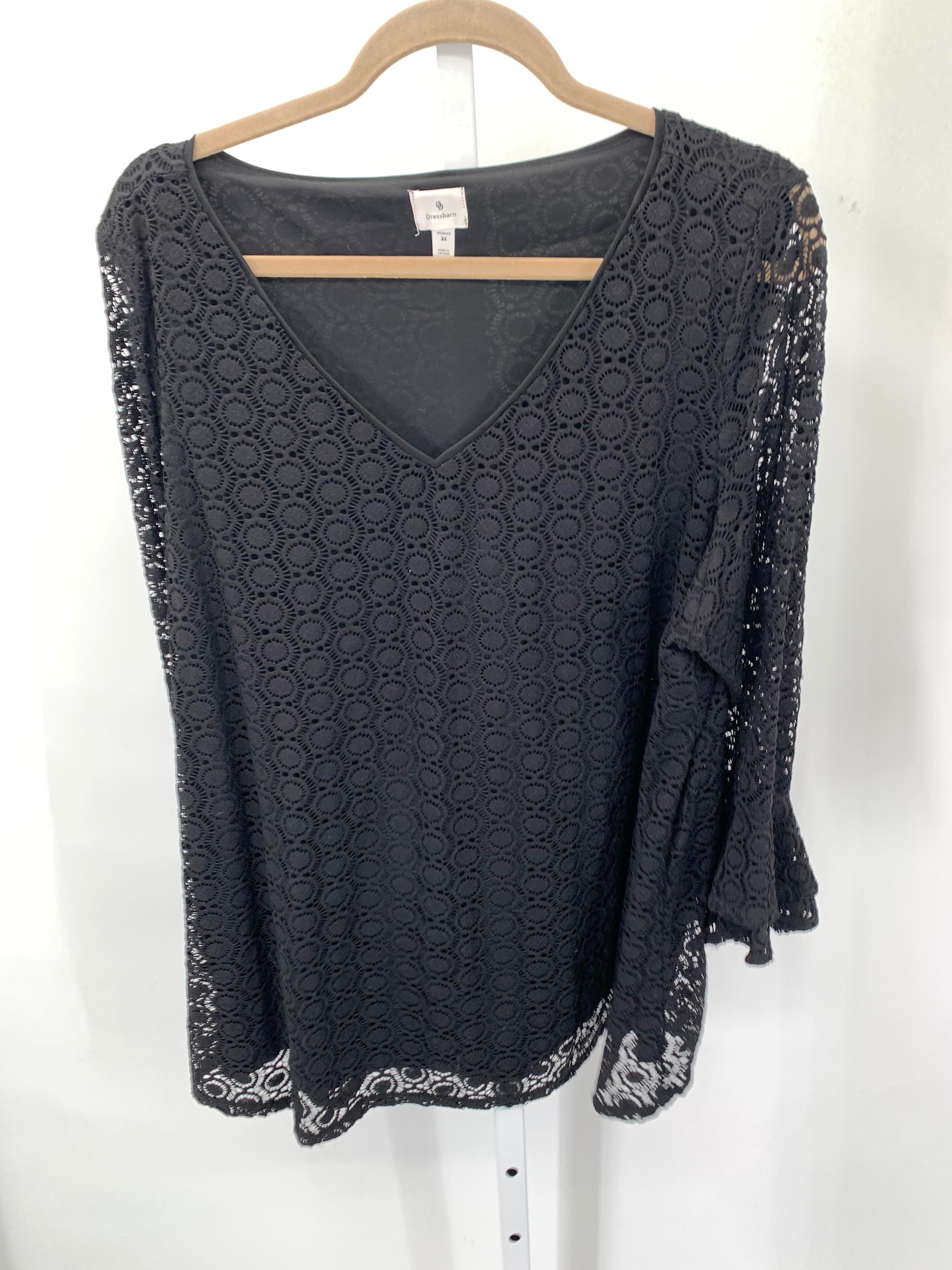 Dress Barn Size 3X Womens 3/4 Sleeve Shirt