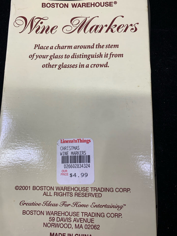 NIP WINE MARKERS.