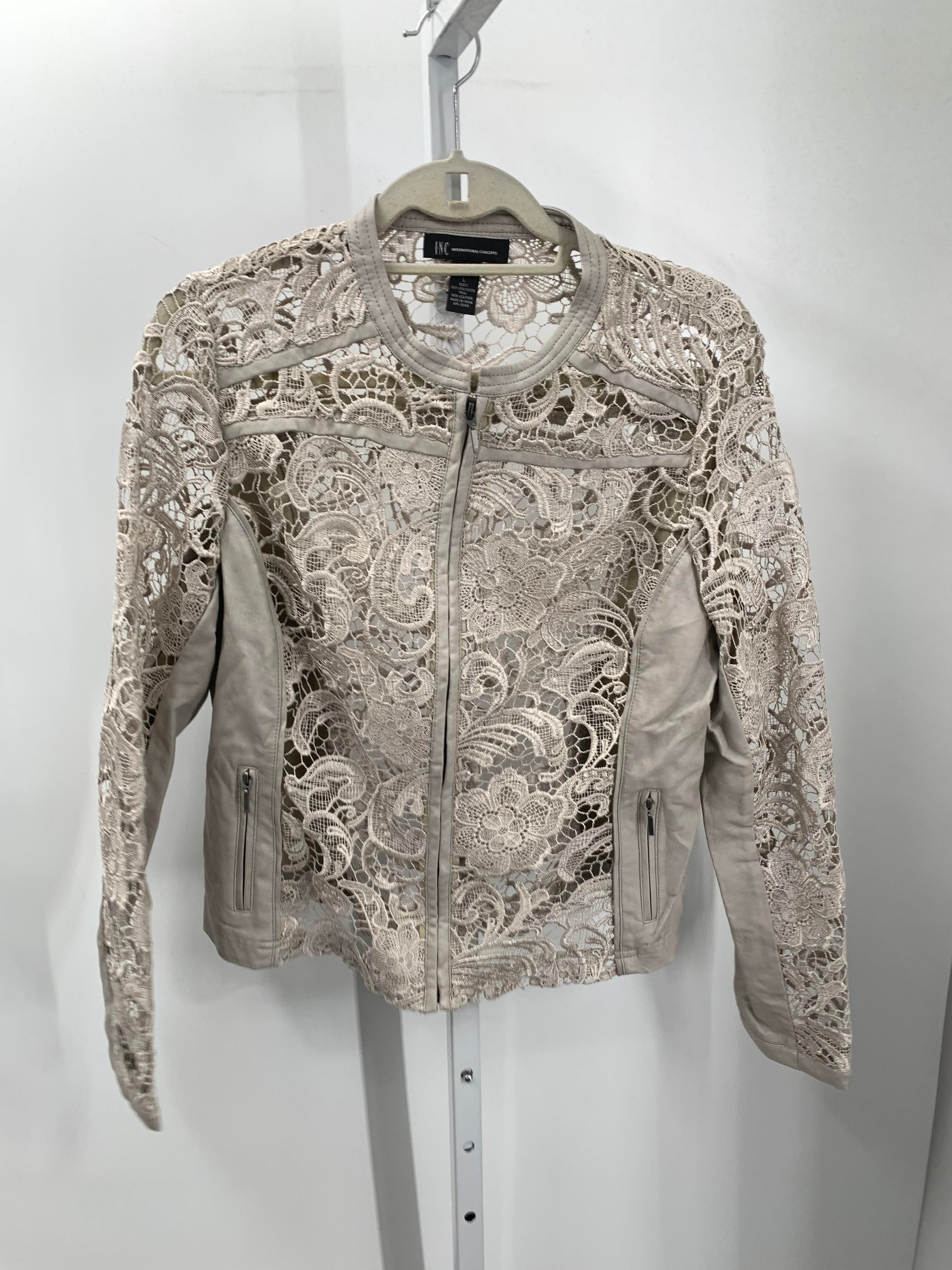 INC Size Large Misses Lightweight Jacket