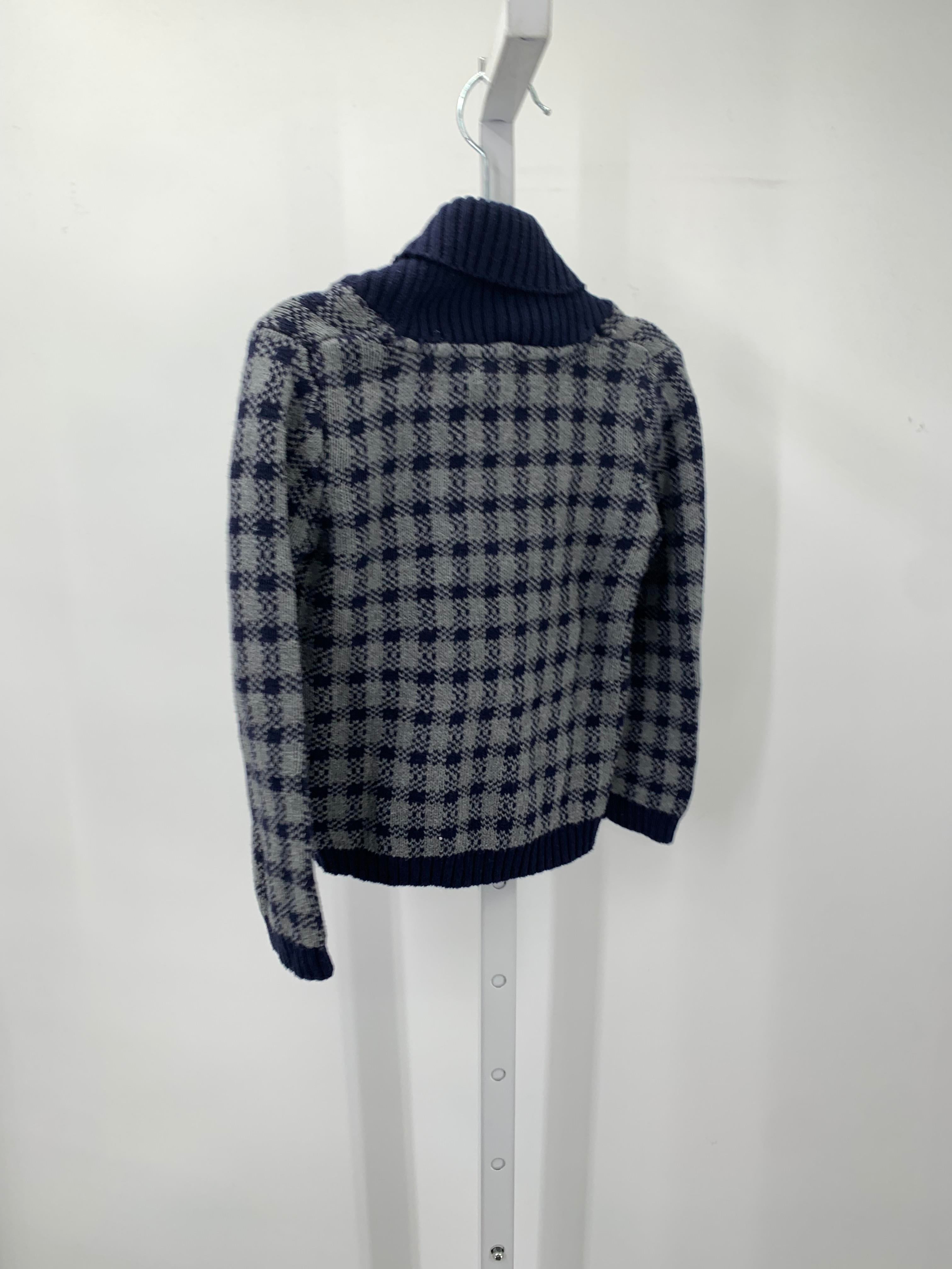 GREY PLAID RIBBED