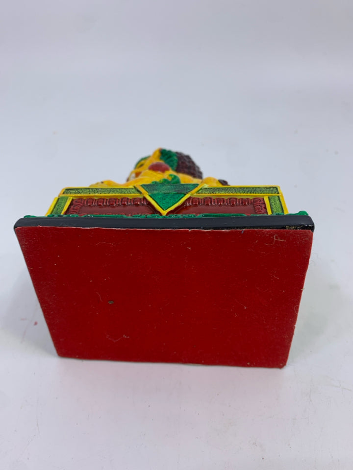 CHINESE LION FIGURINE W/DRAWER.